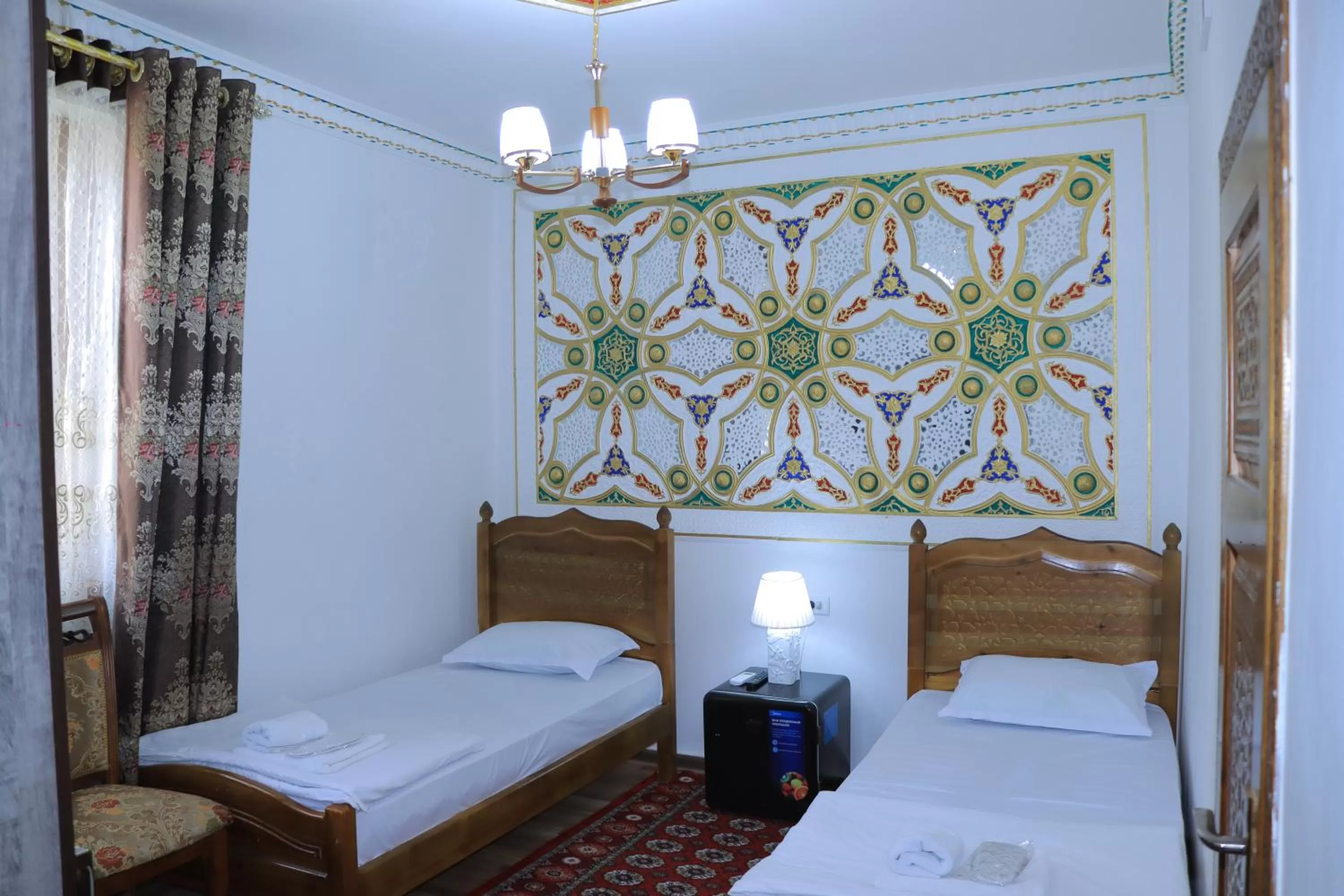 Photo of the whole room, Bed in Bukhara Baraka Boutique Hotel