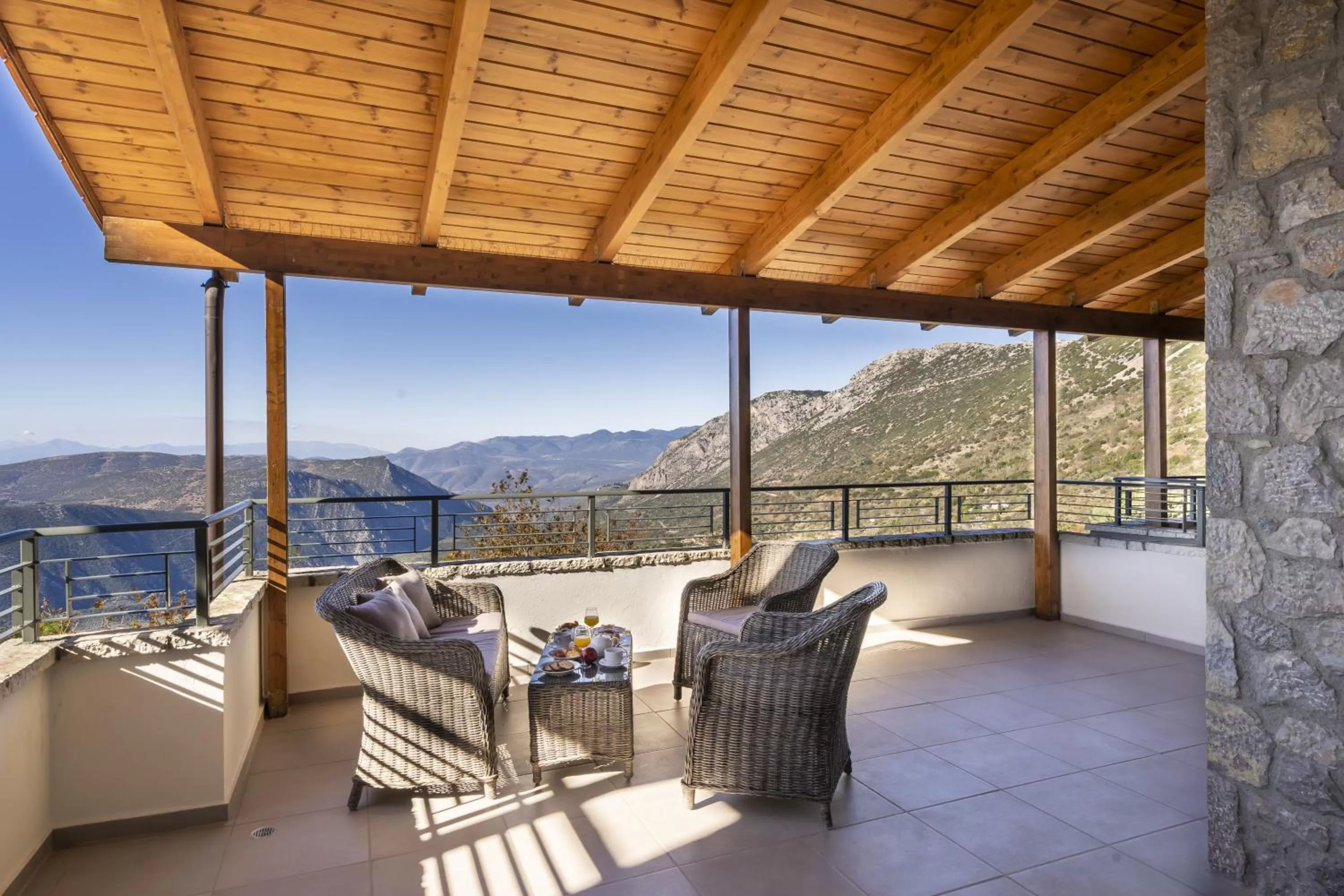 Balcony/Terrace in Anemolia Mountain Resort