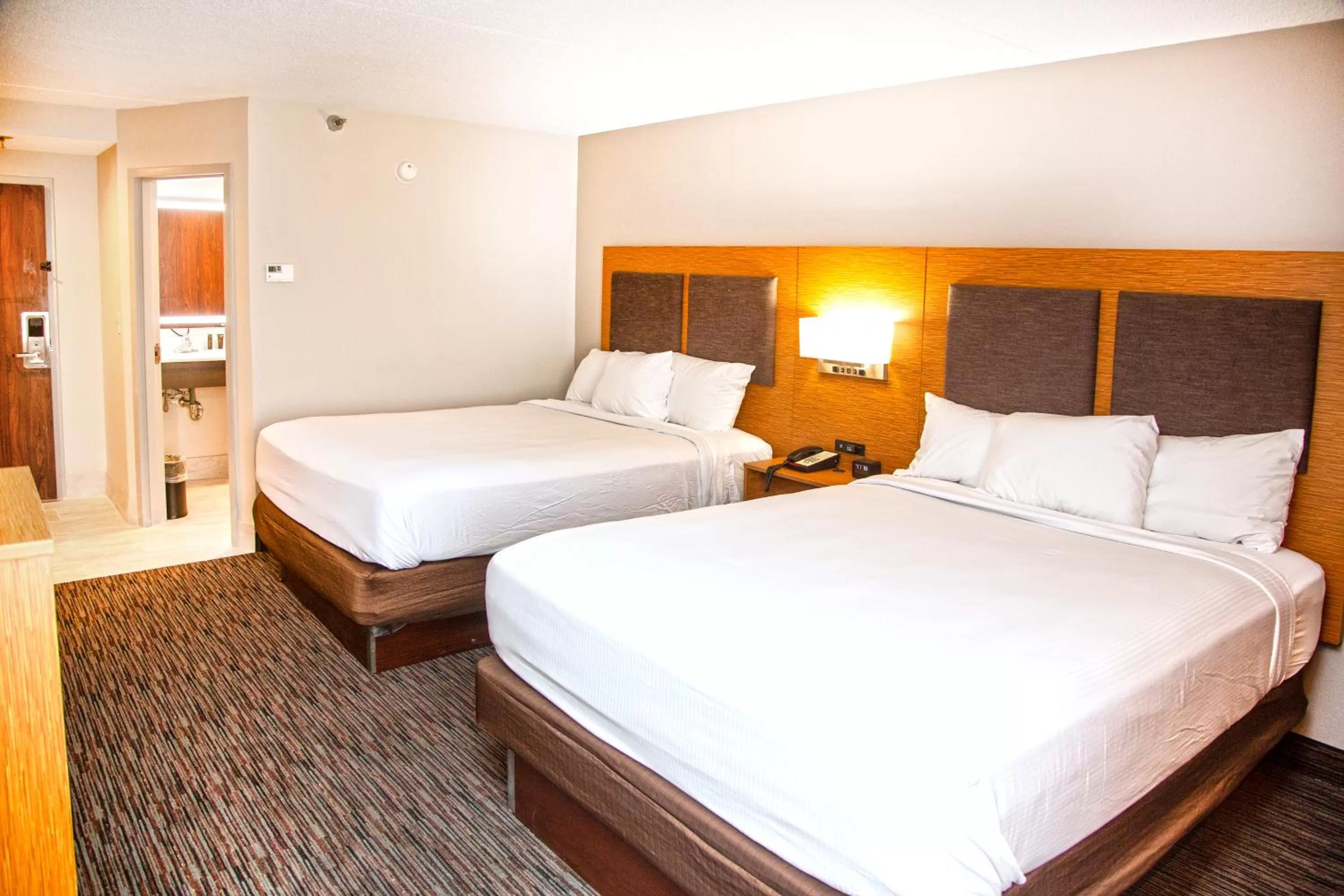 Bed in MainStay Suites Springfield IL