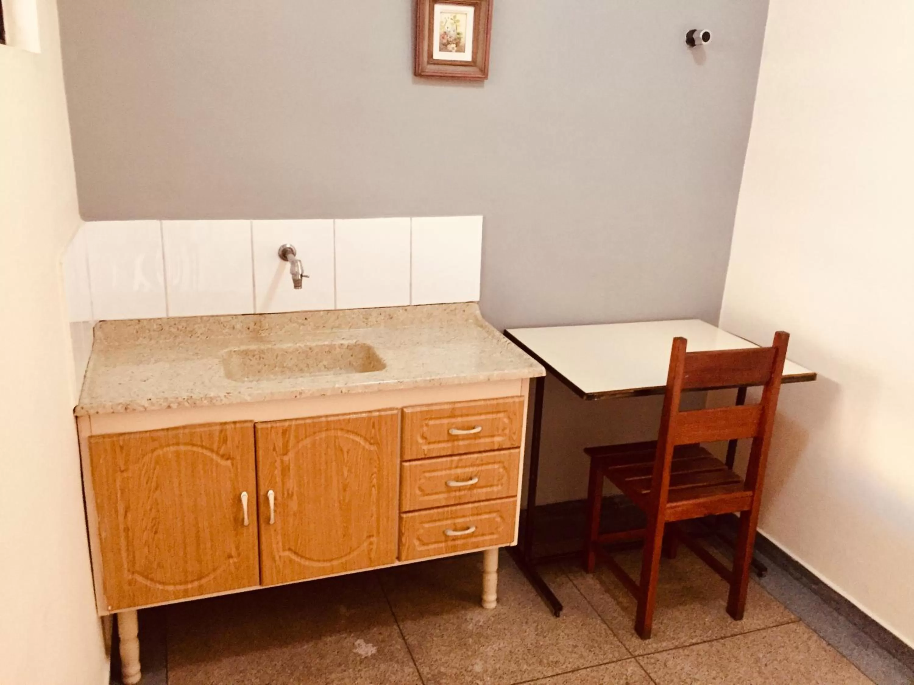 Kitchen or kitchenette in Hotel Líder