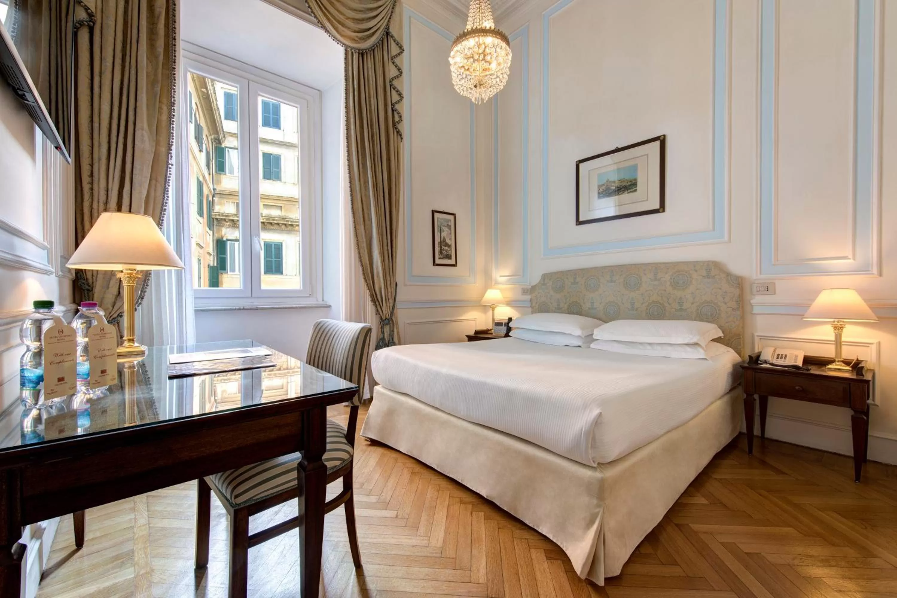Bedroom, Bed in Hotel Quirinale