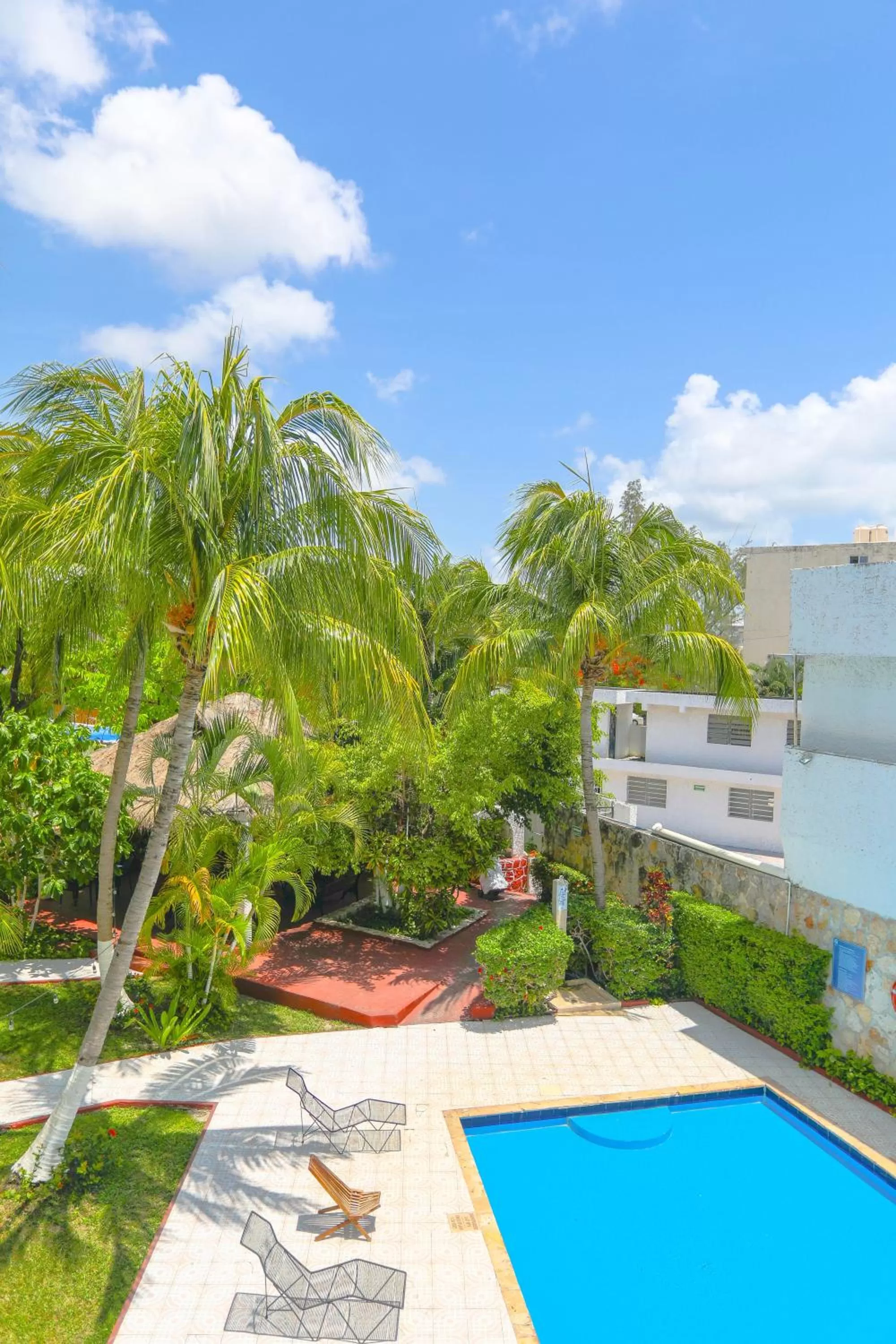 Garden view in Hotel Caribe Internacional Cancun