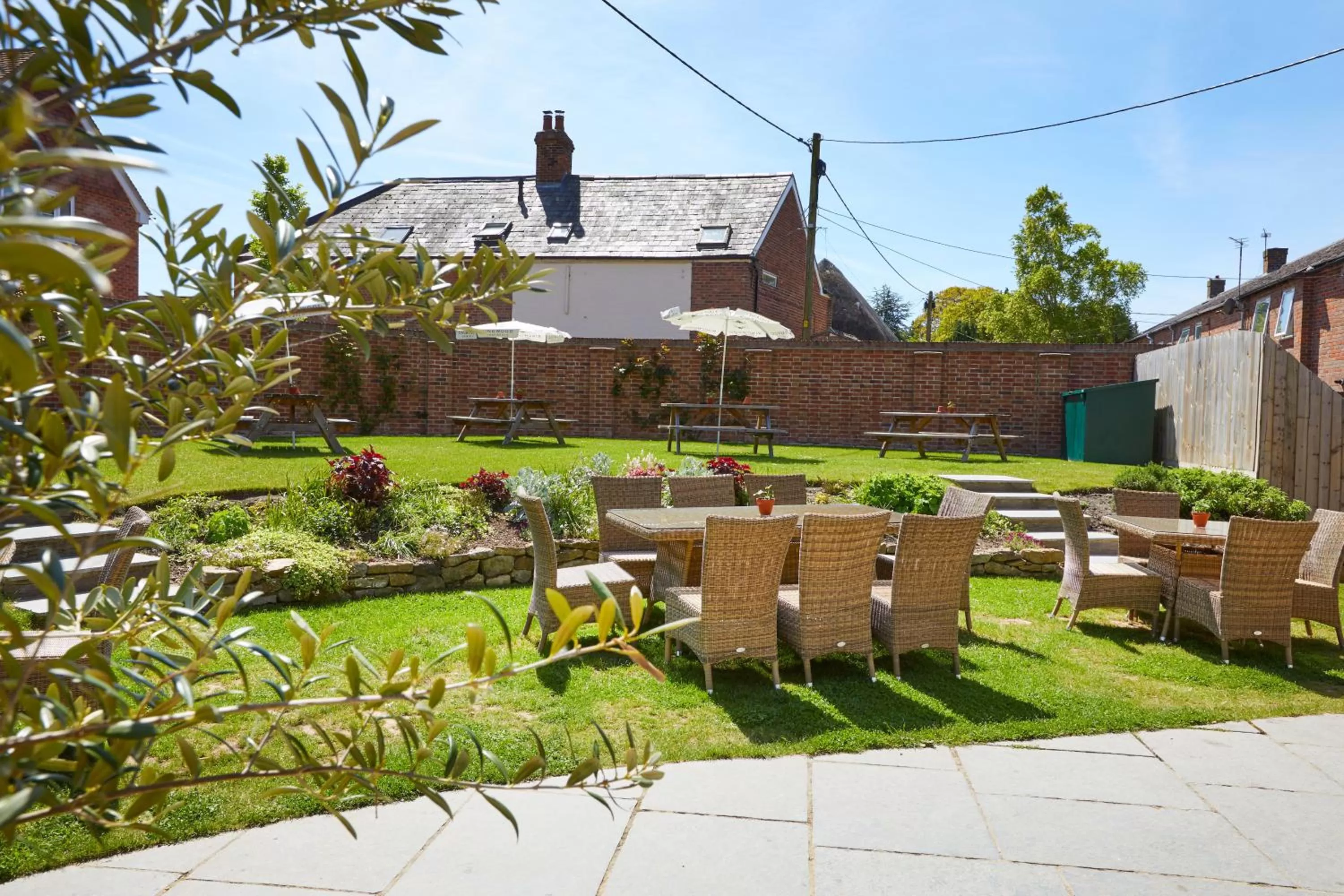 Garden in The Greyhound Inn