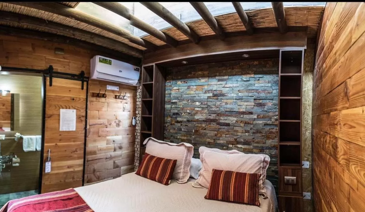 Bed in Hotel Manada del Desierto