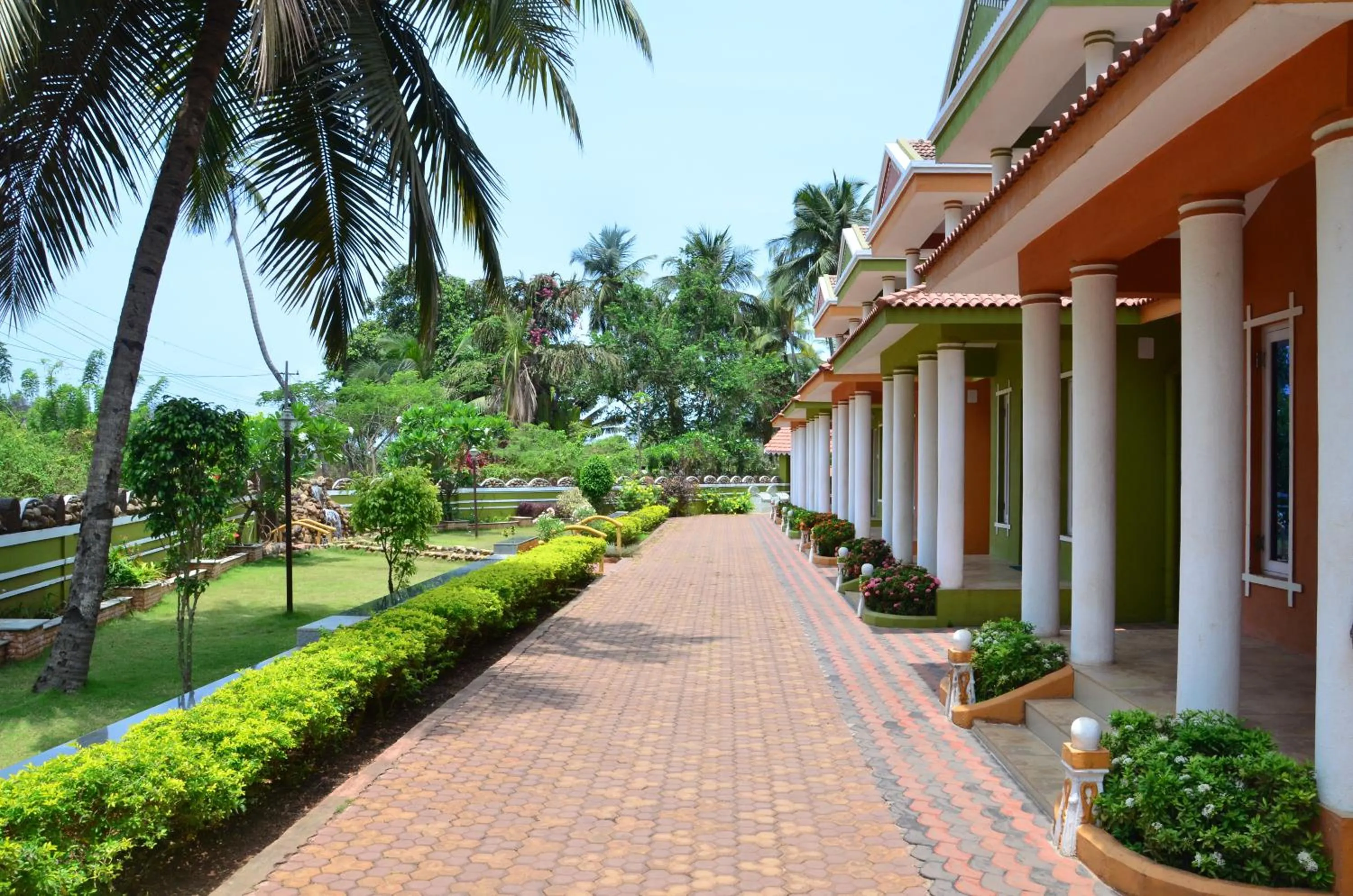 Facade/entrance in A's Holiday Beach Resort