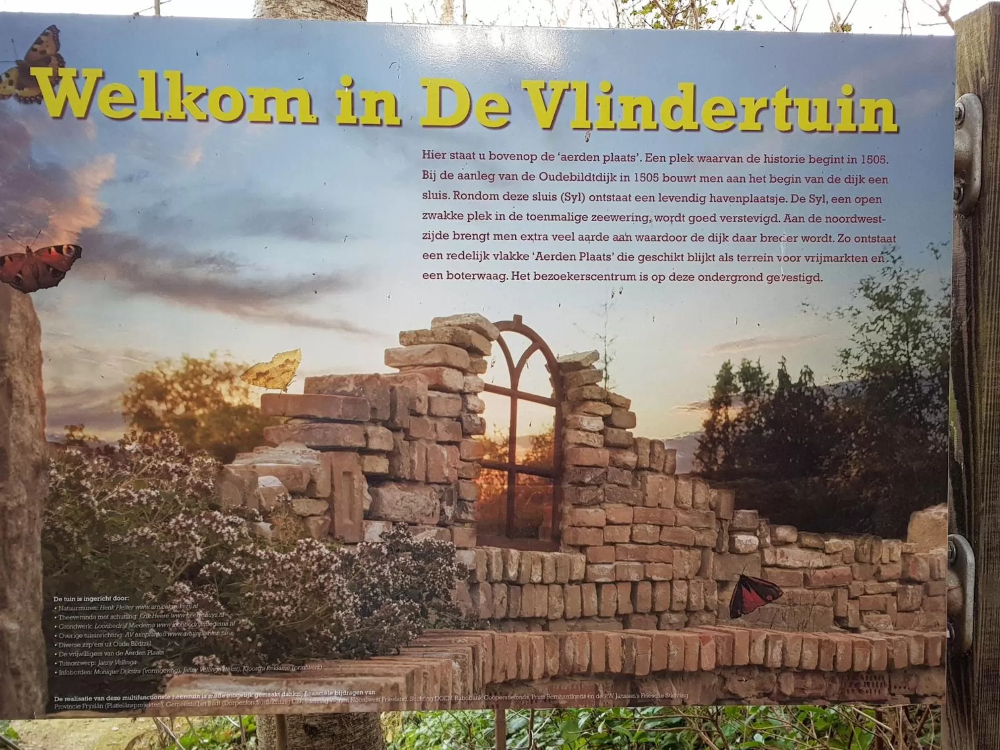 Garden in Logement 'De witte klok'