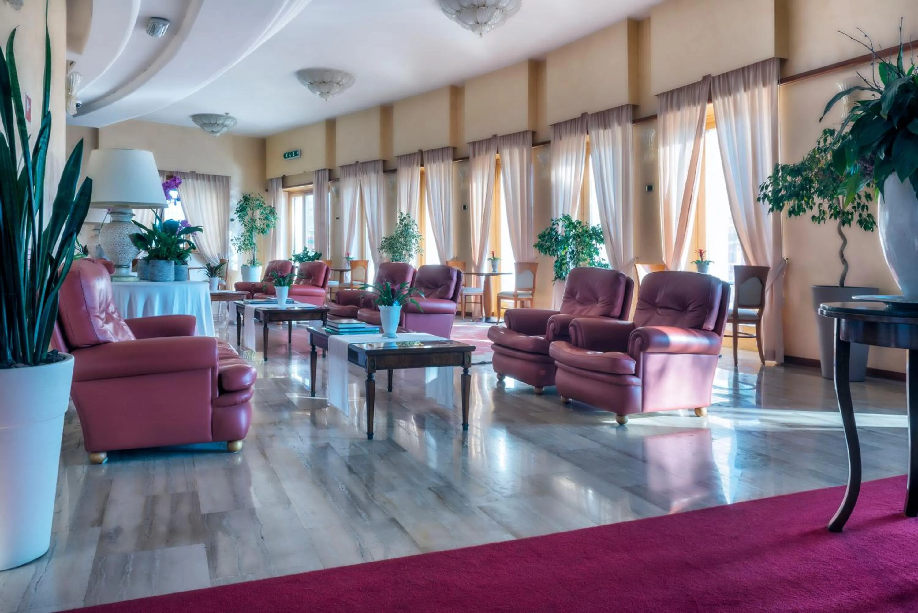 Lobby or reception in Astura Palace Hotel