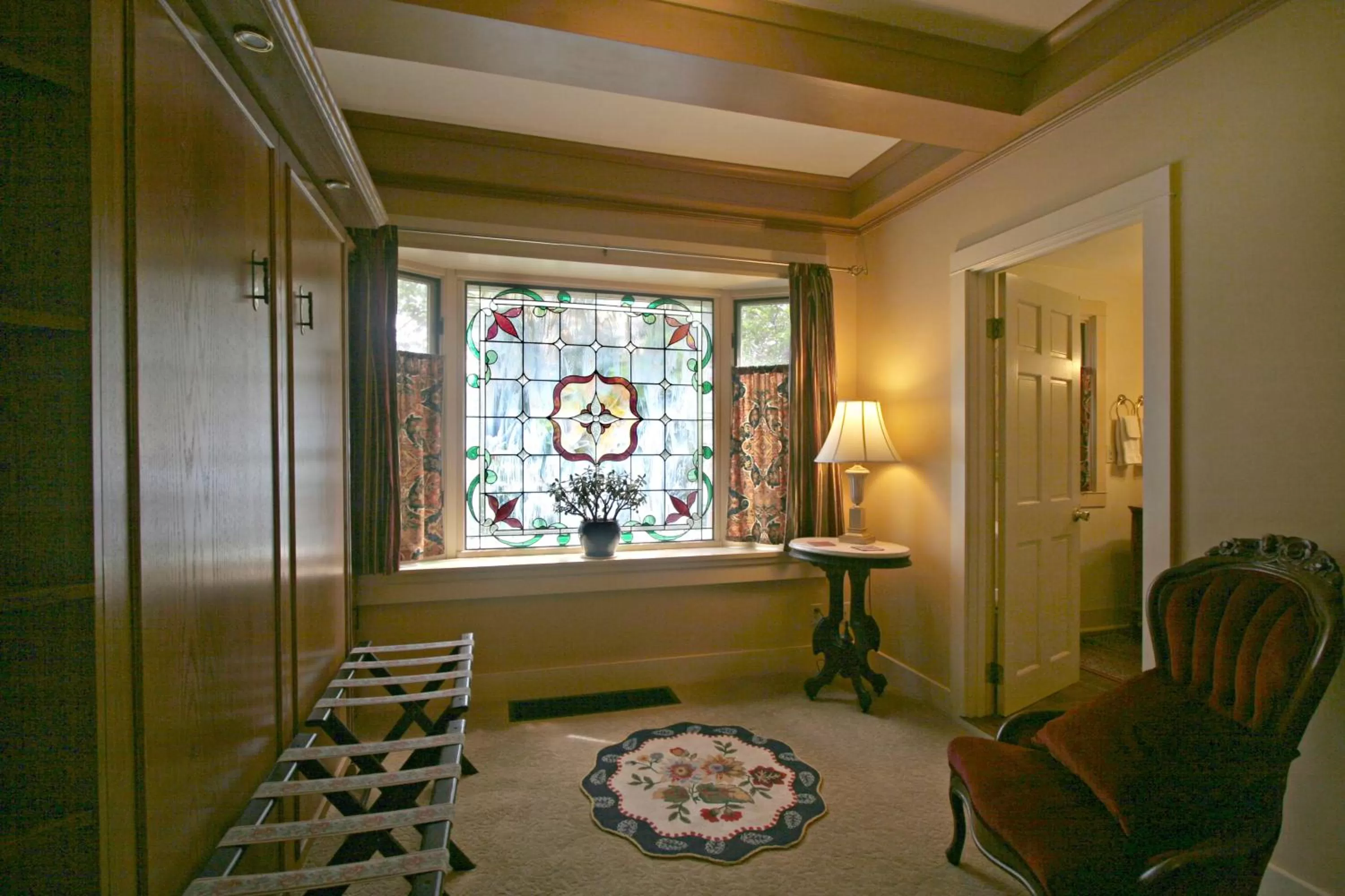 Decorative detail, Seating Area in Kangaroo House Bed & Breakfast