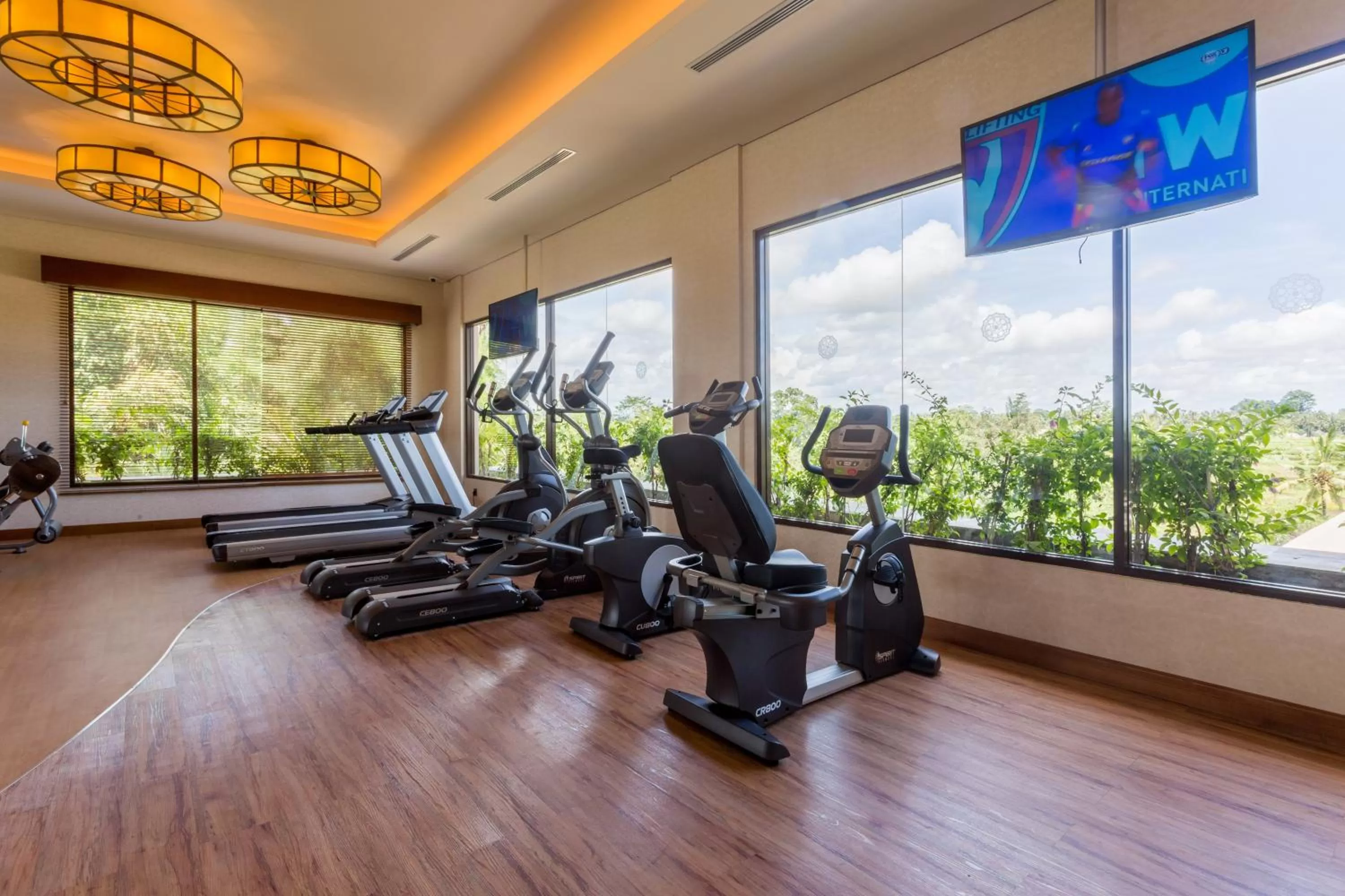 Fitness centre/facilities in SereS Springs Resort & Spa, Singakerta
