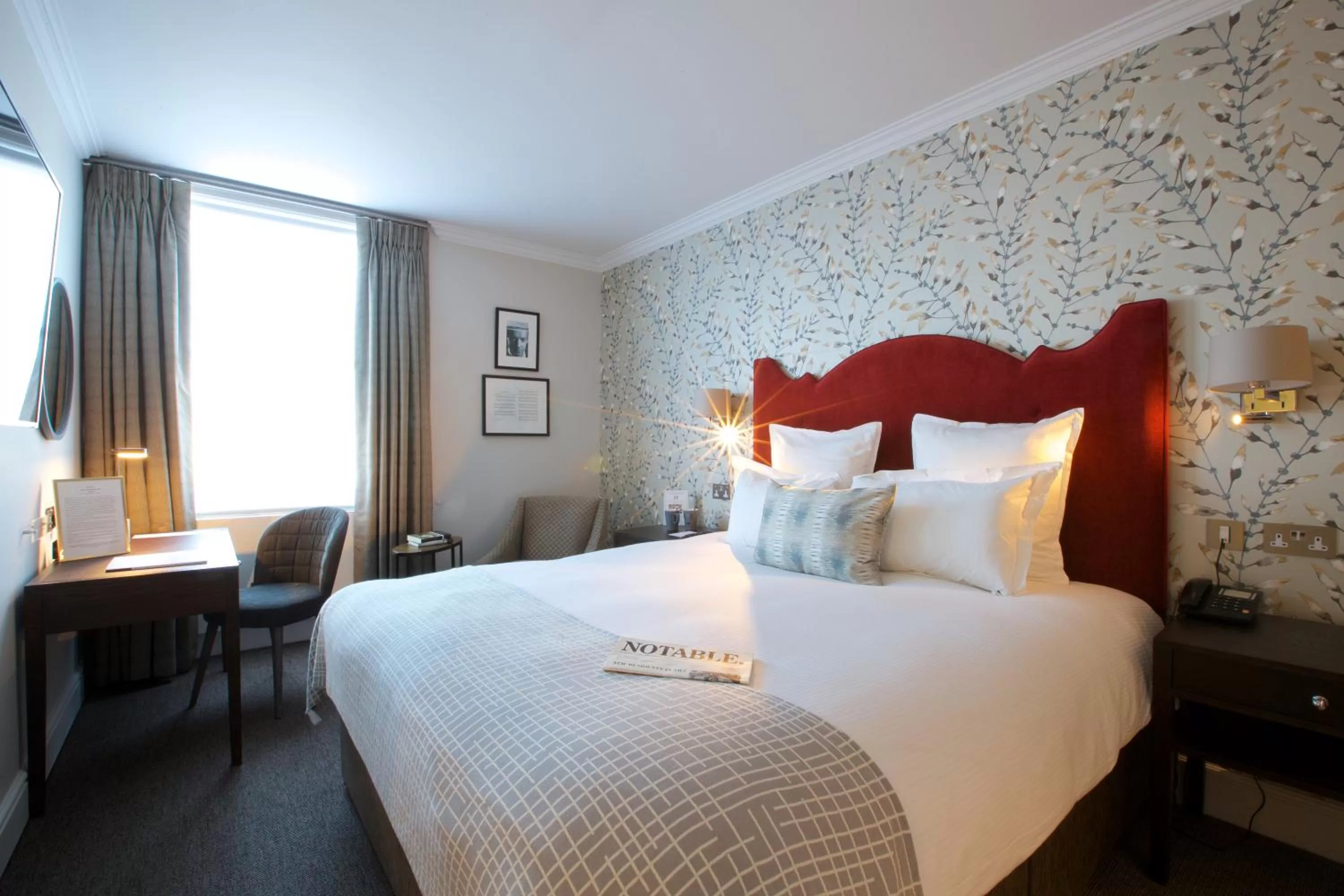 Bed in 54 Queen's Gate Hotel