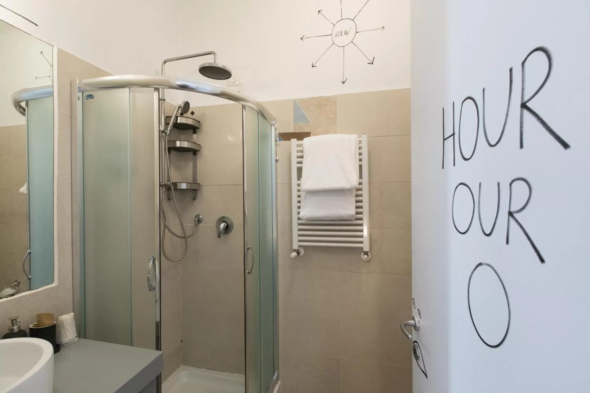 Shower in Boutique Hotel Novecento
