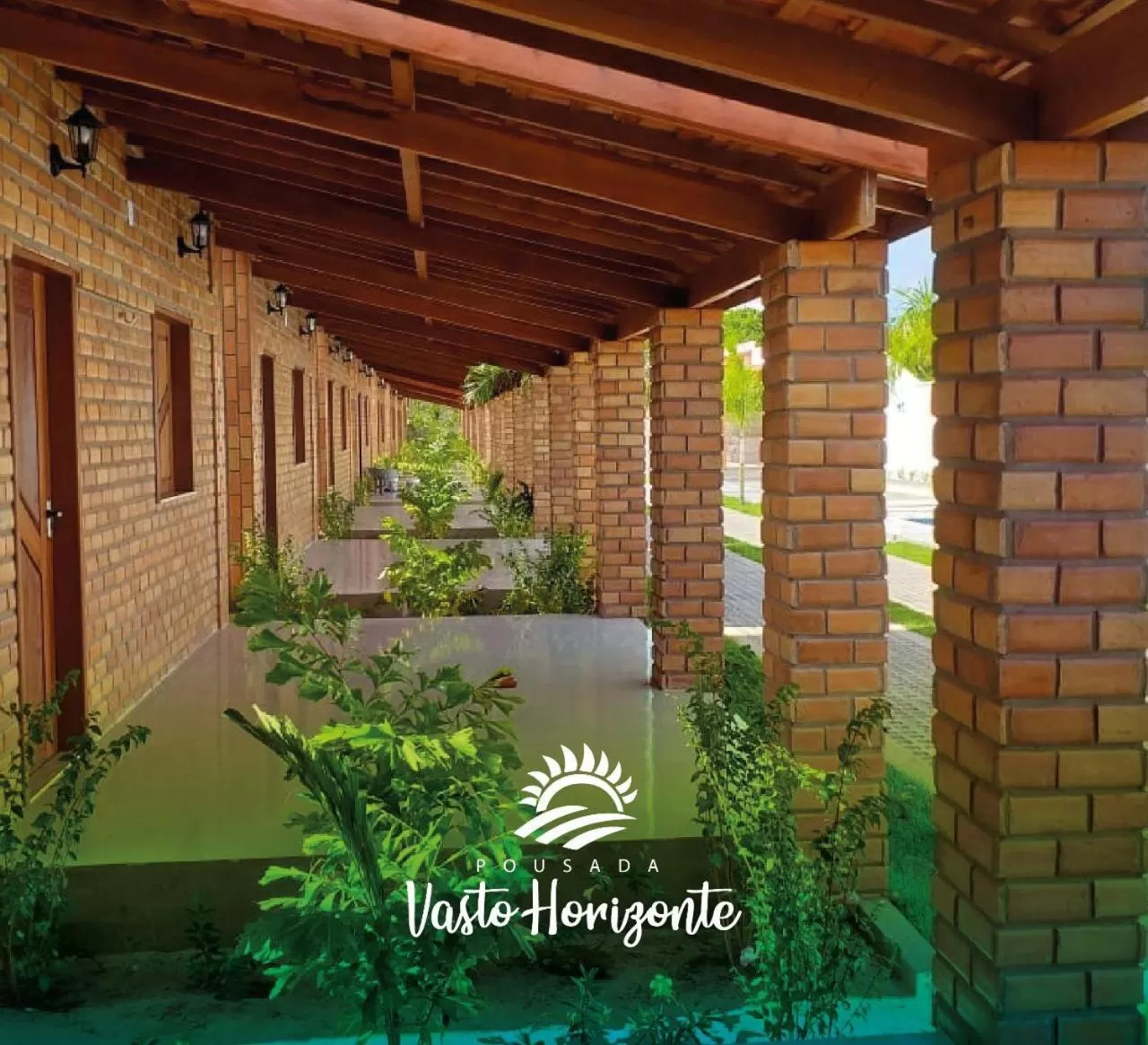 Patio in Pousada Vasto Horizonte