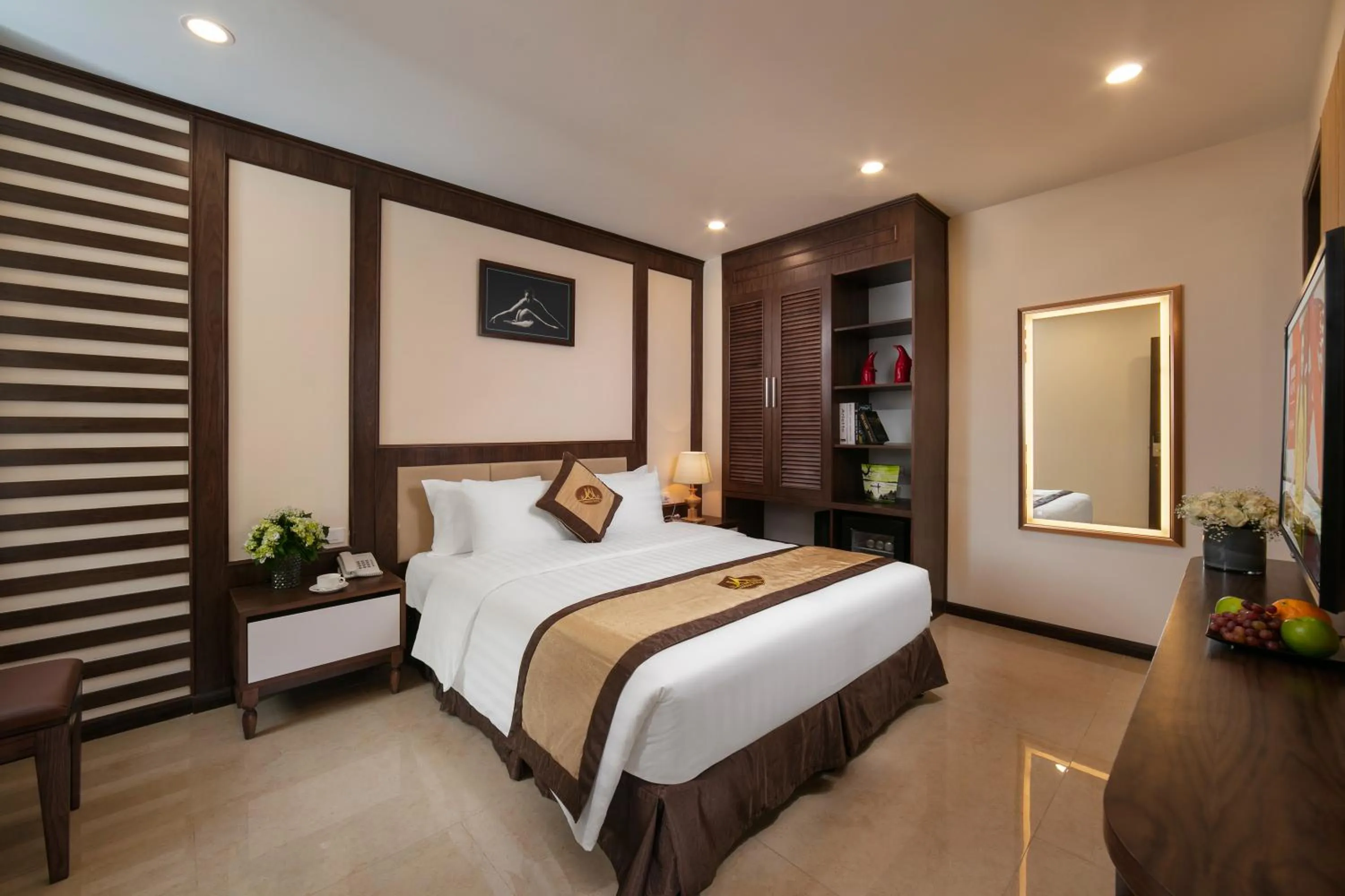 Photo of the whole room, Bed in Marina Hotel Ha Noi