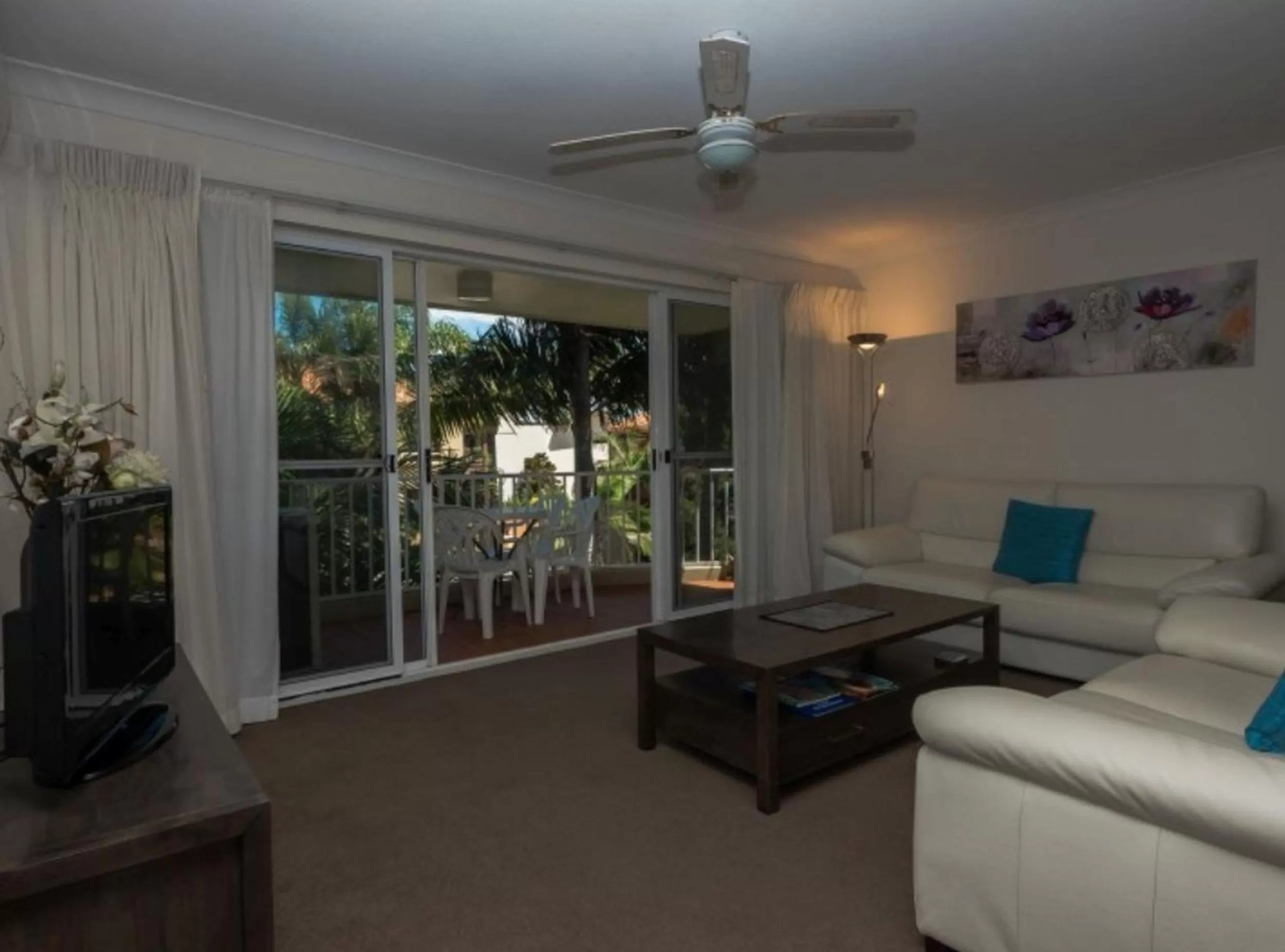 Living room in Bayview Waters Apartments
