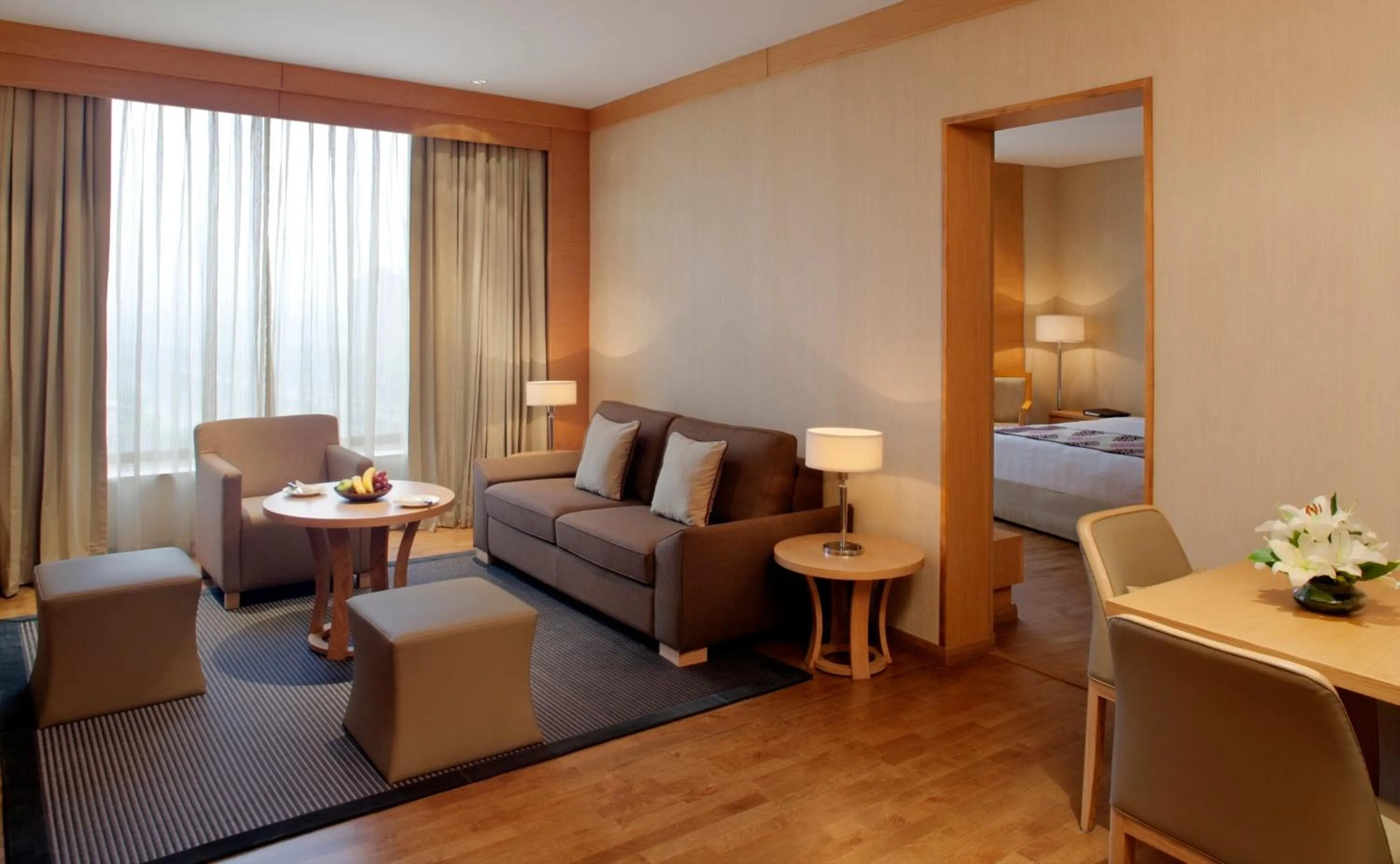 Living room in Radisson Blu Hotel New Delhi Dwarka