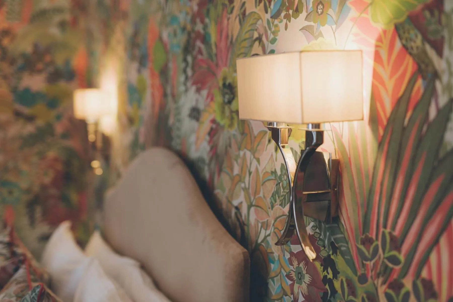 Decorative detail, Bed in Florence Gardens Boutique Hotel and Restaurant