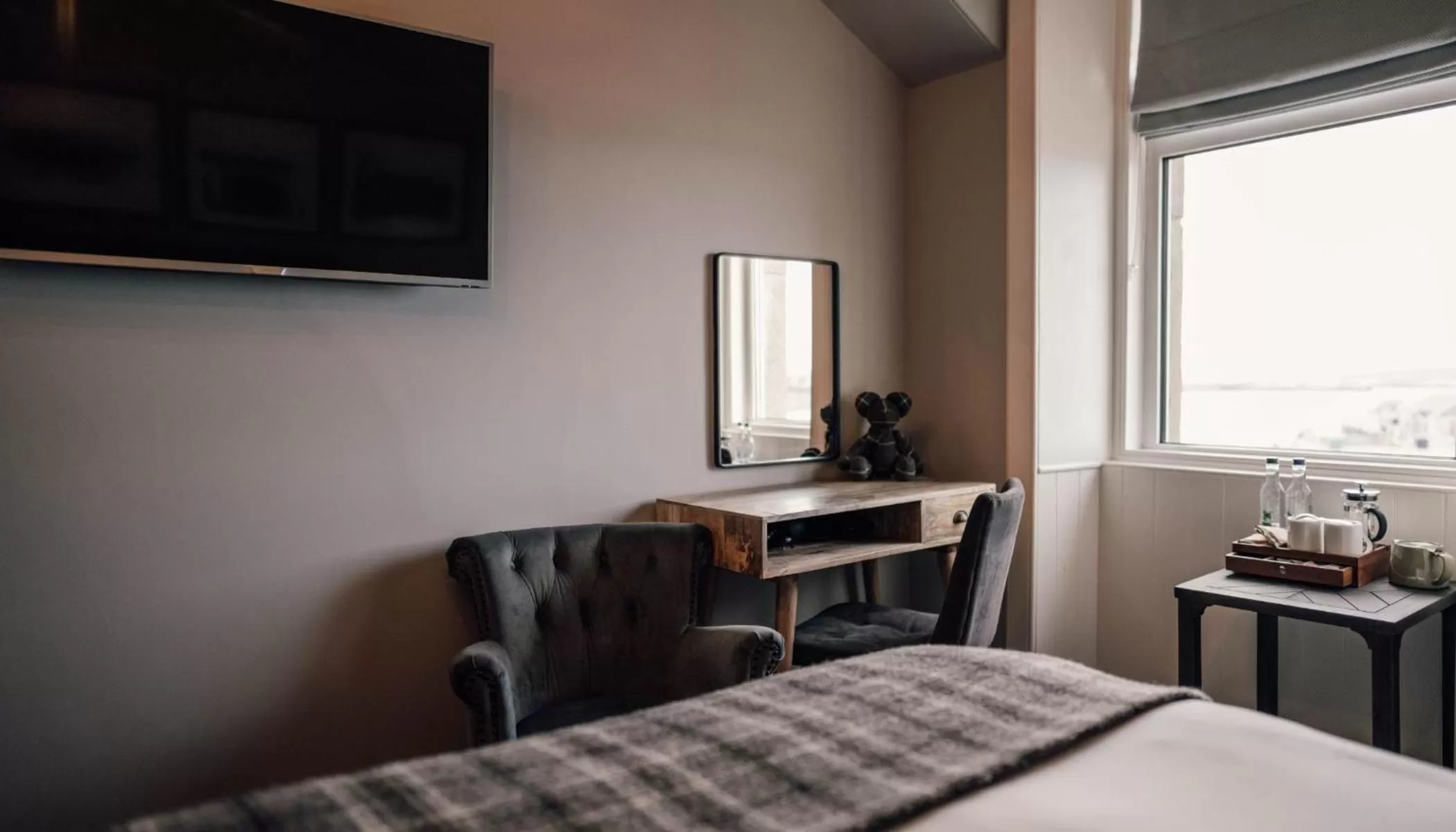 Bed in The Kirkwall Hotel