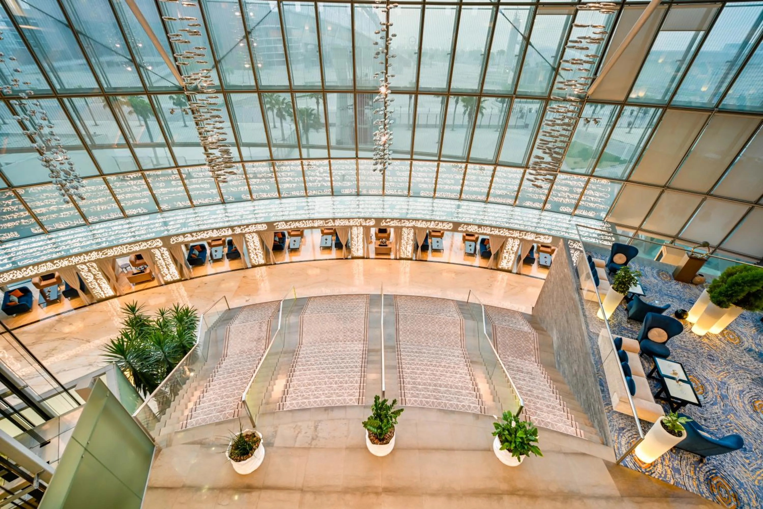 Lobby or reception in The Torch Doha