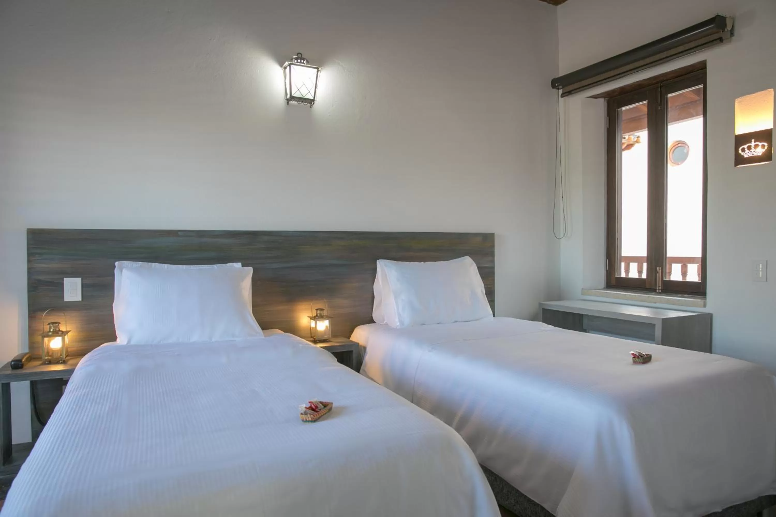 Decorative detail, Bed in Getsemani Cartagena Hotel