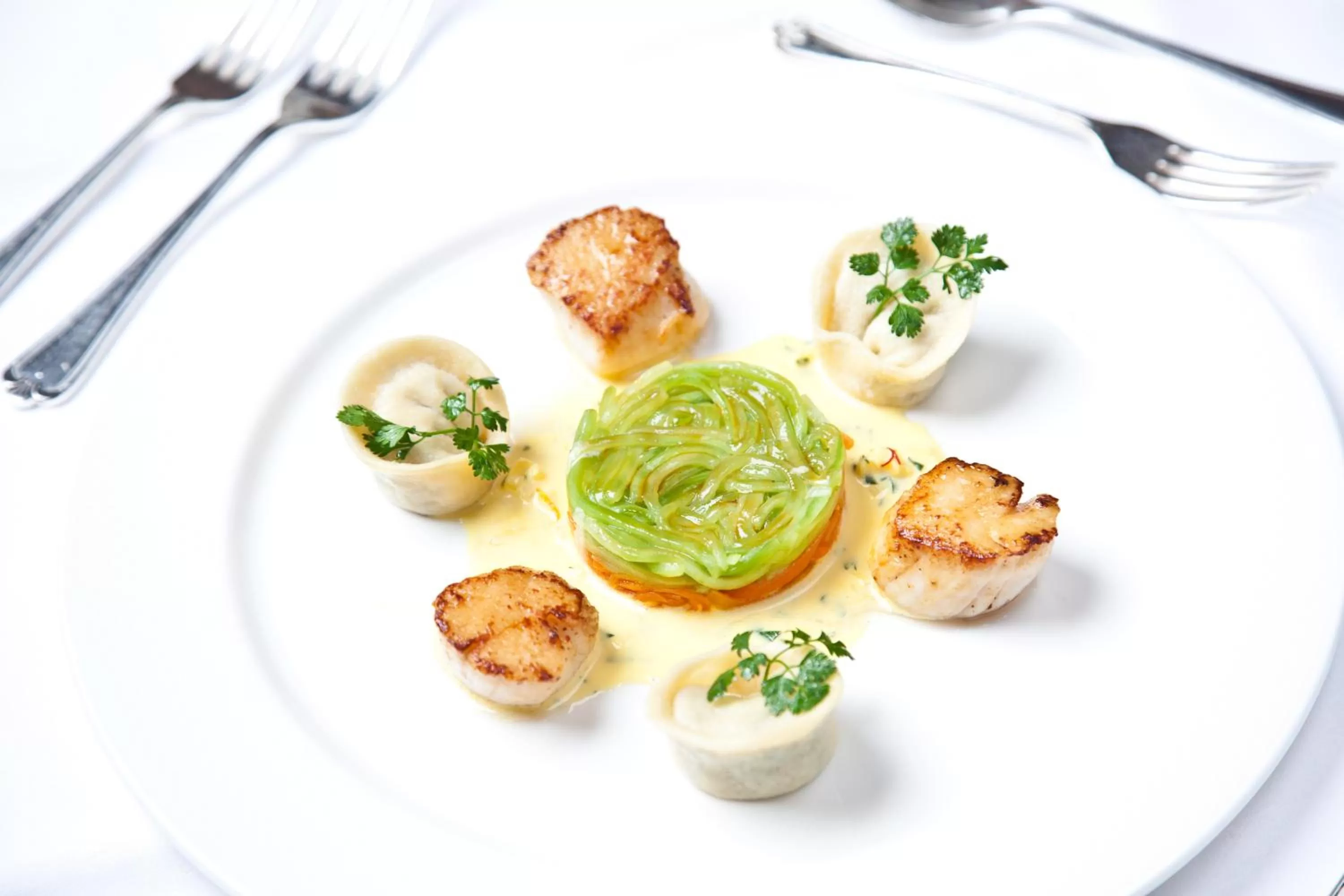 Food close-up in Burt's Hotel