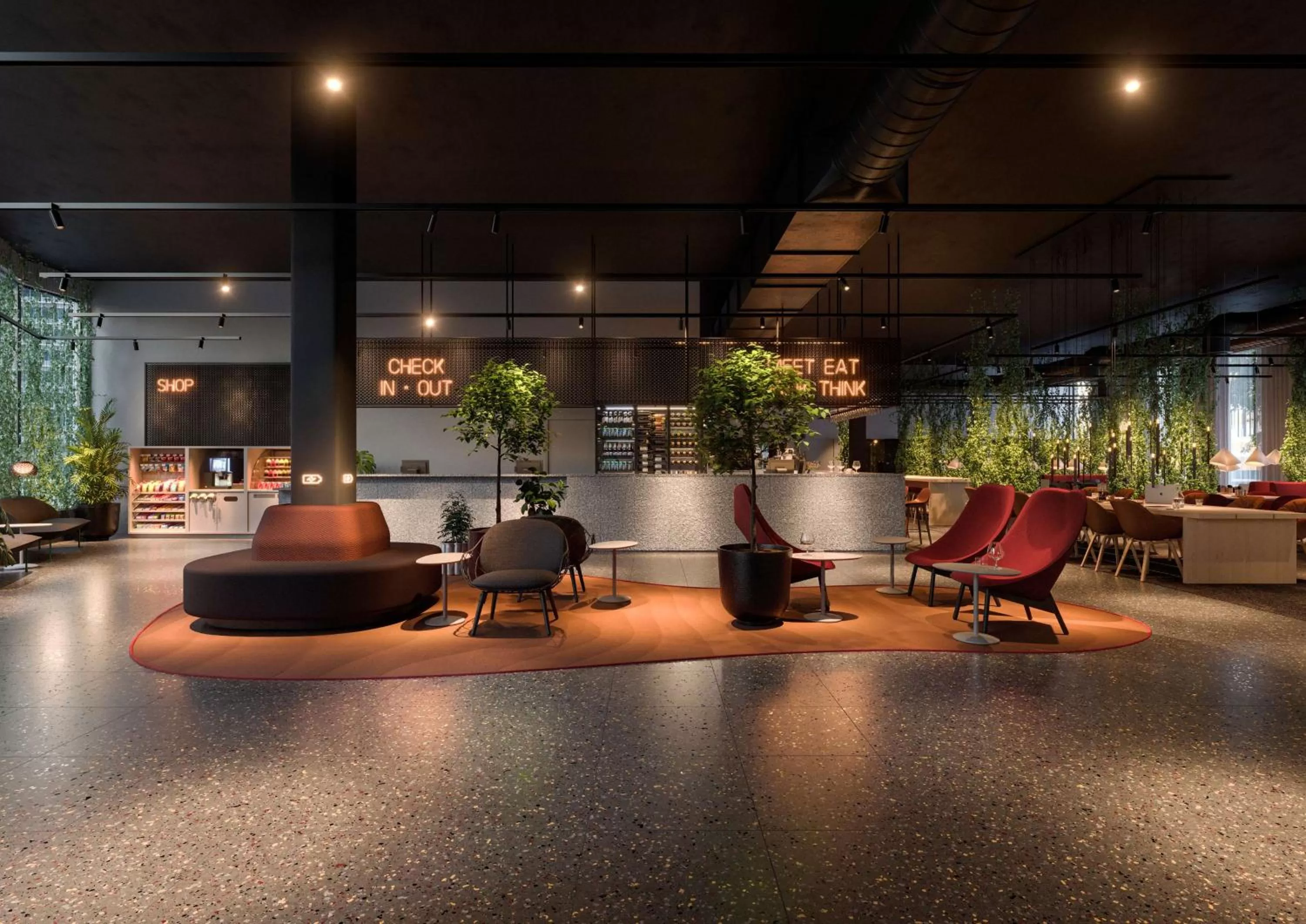 Lobby or reception in Scandic Örebro Central