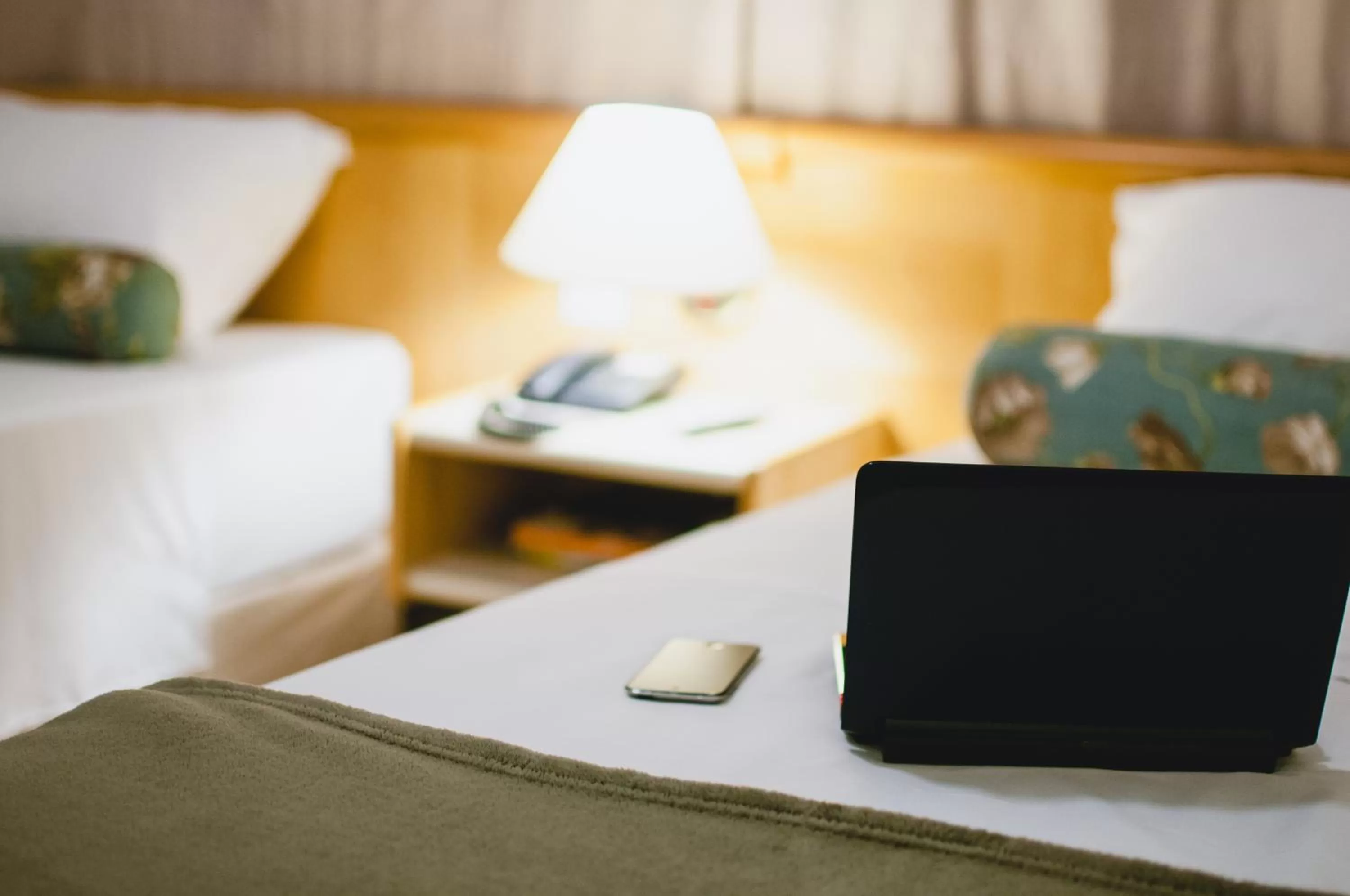 Bed in Hotel Aladdin