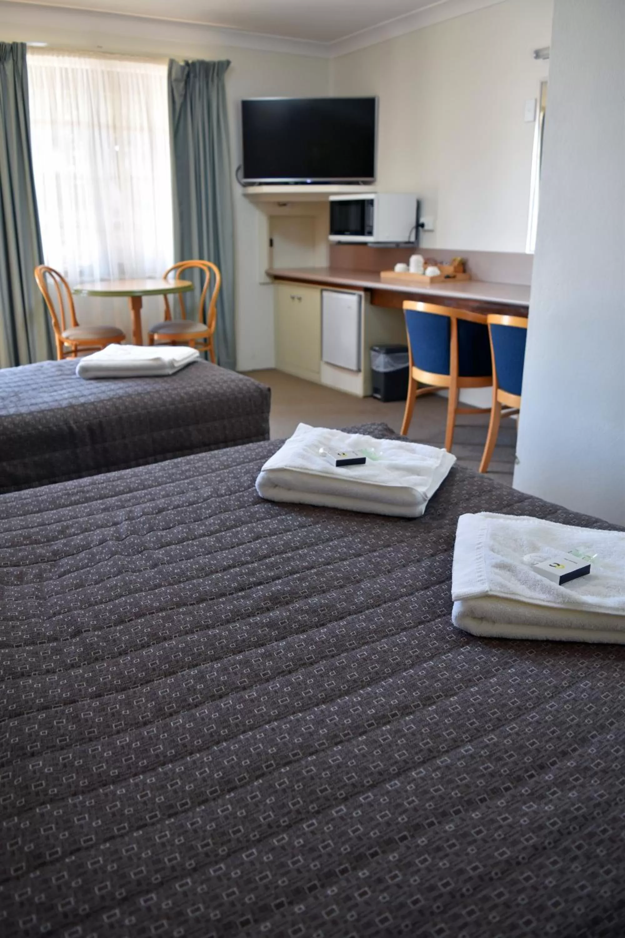 Bed in Ten Dollar Town Motel