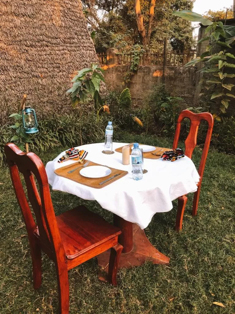 Restaurant/Places to Eat in Charming Eco-Homestay near Kilimanjaro International Airport