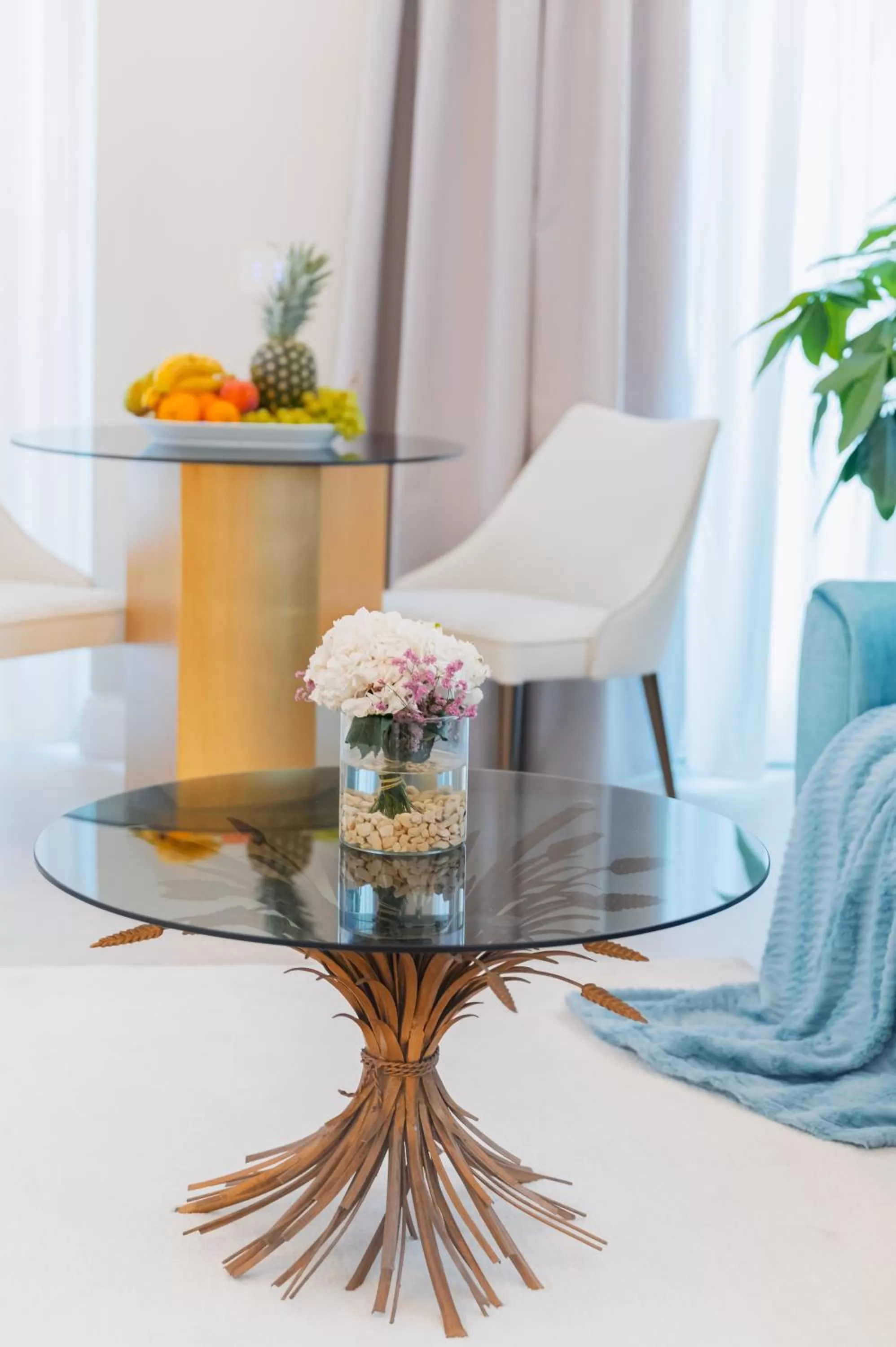 Living room in Naxi Suites