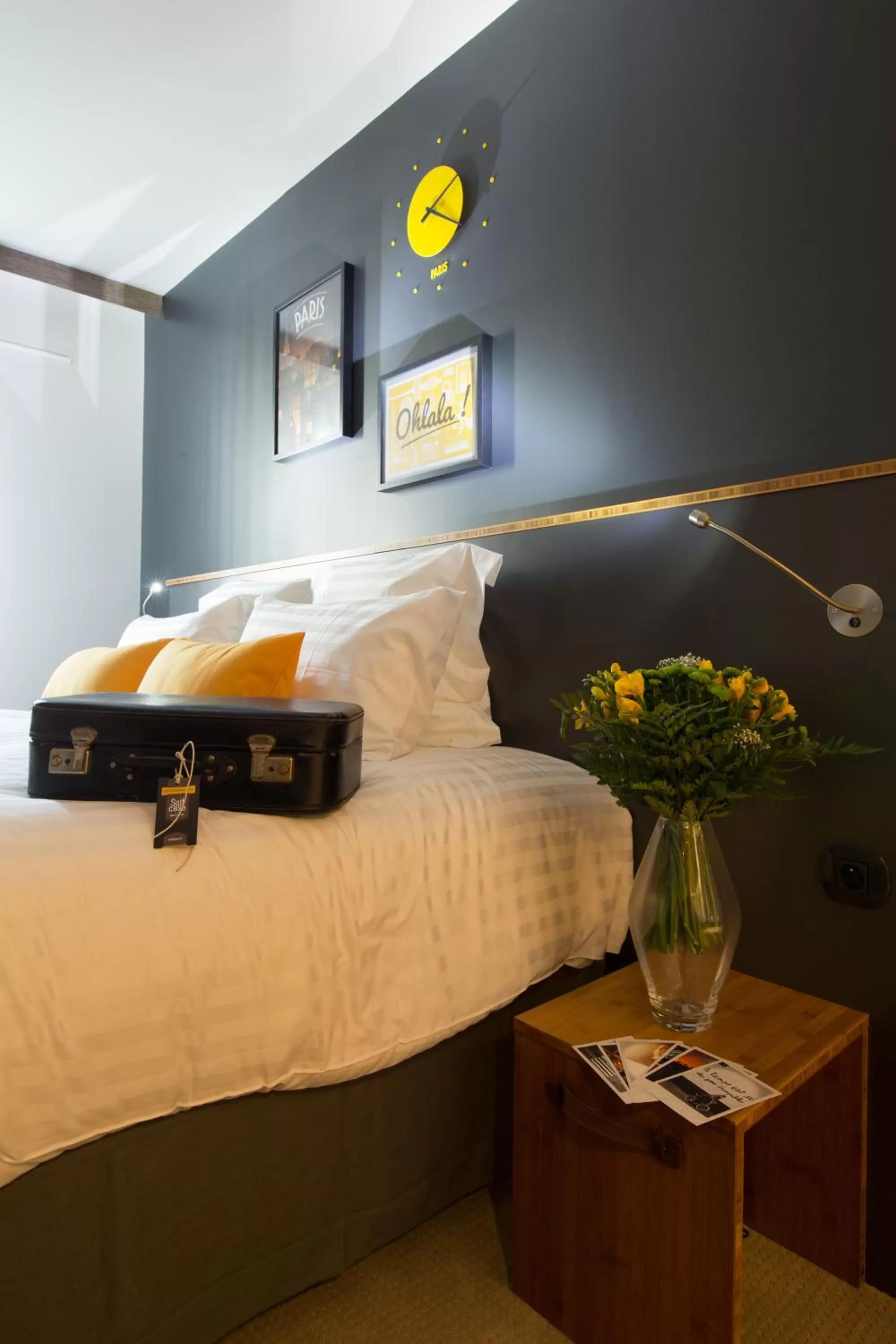 Bed in Best Western Plus Suitcase Paris La Défense