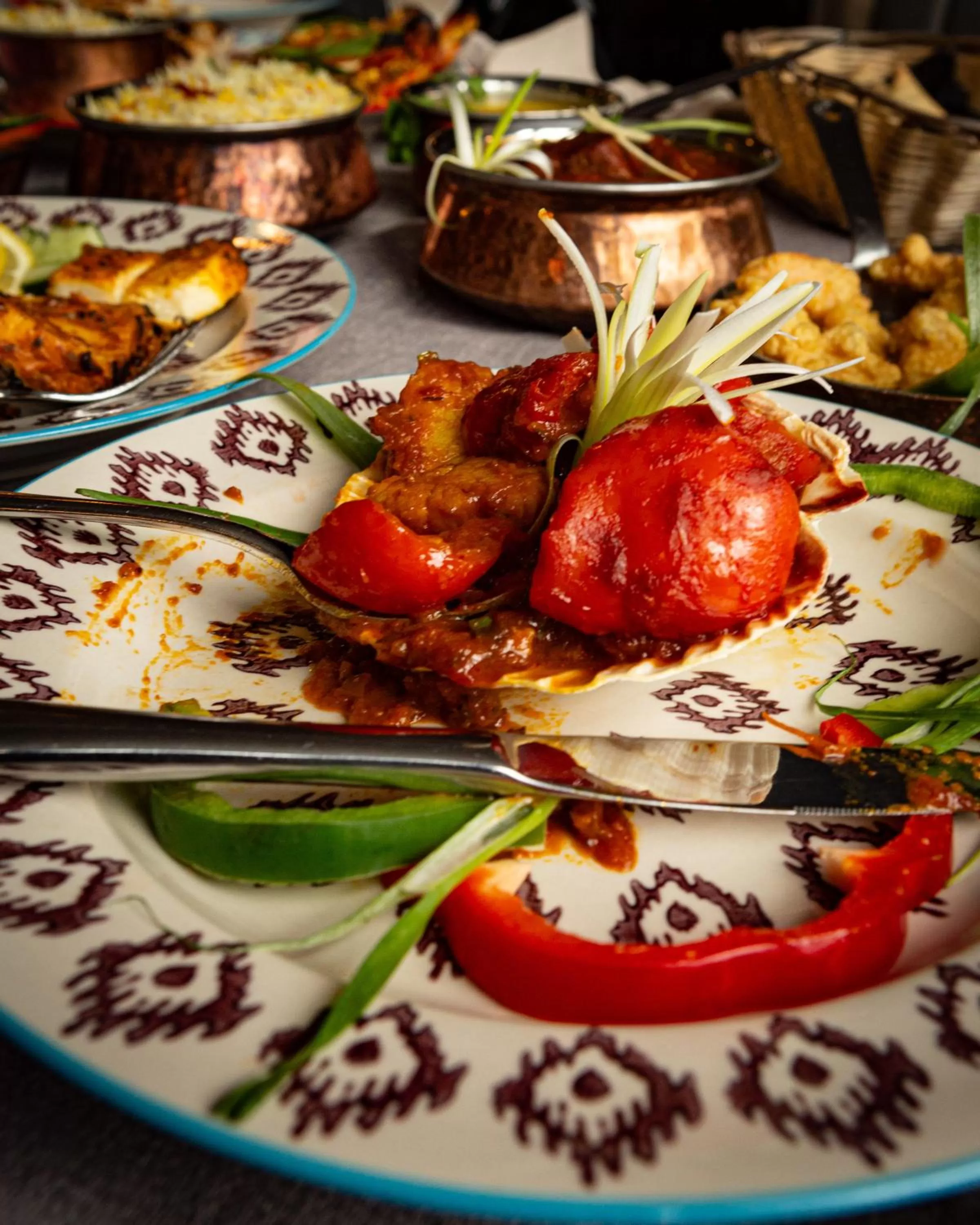 Food in The White Lion Hotel