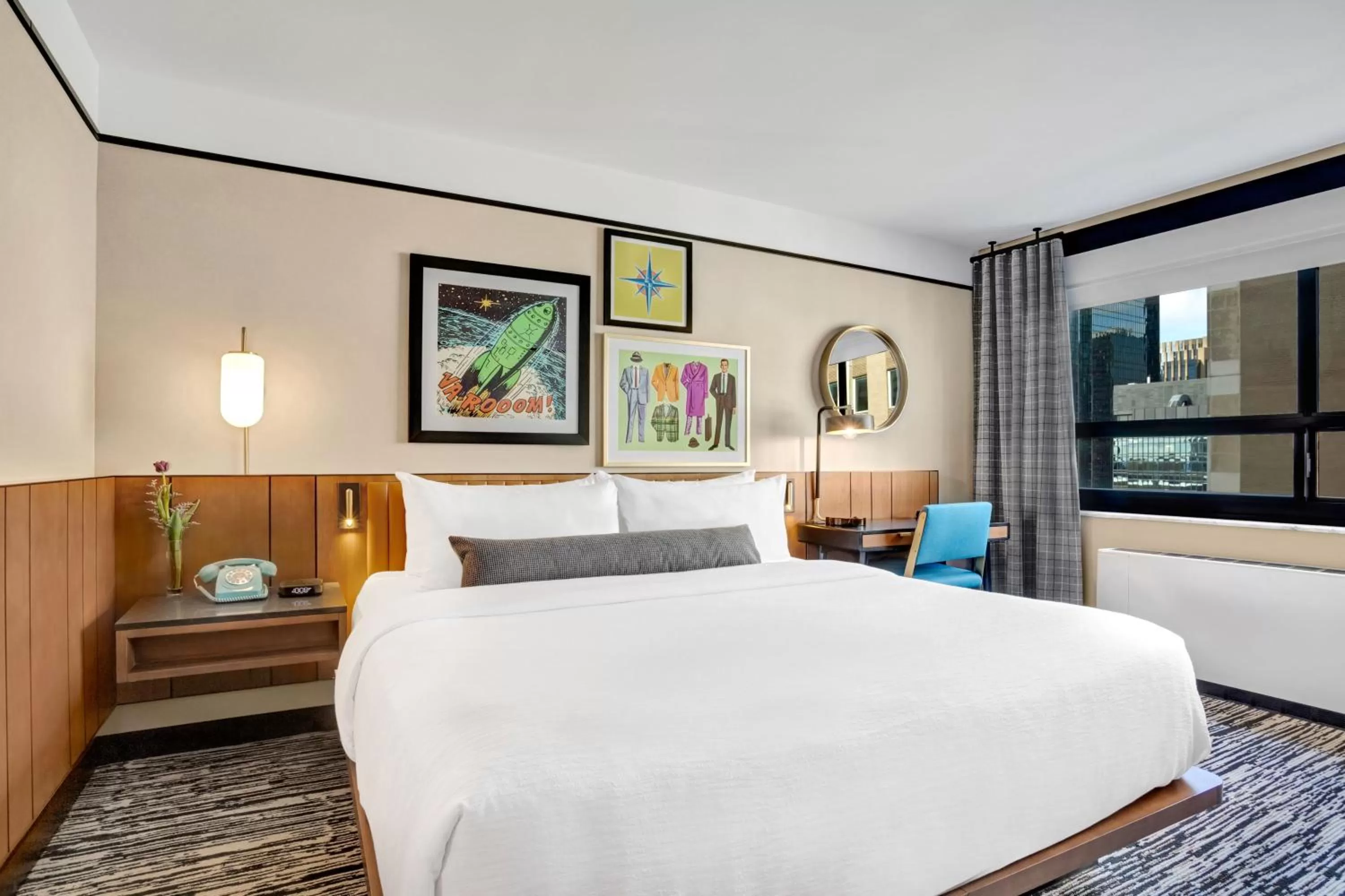 Bedroom, Bed in Hotel Indigo - Minneapolis Downtown by IHG