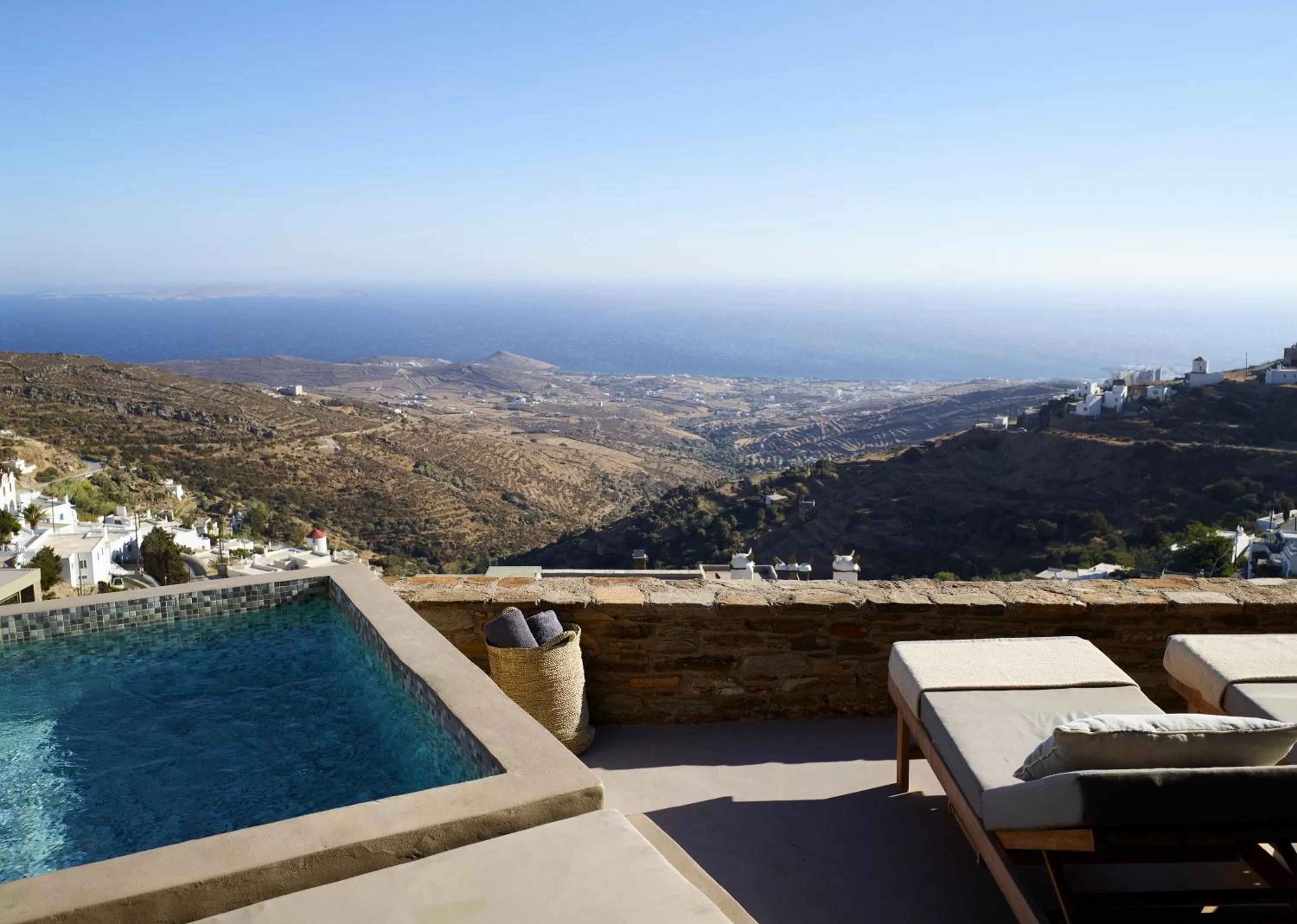 Sea view in Aeolis Tinos Suites