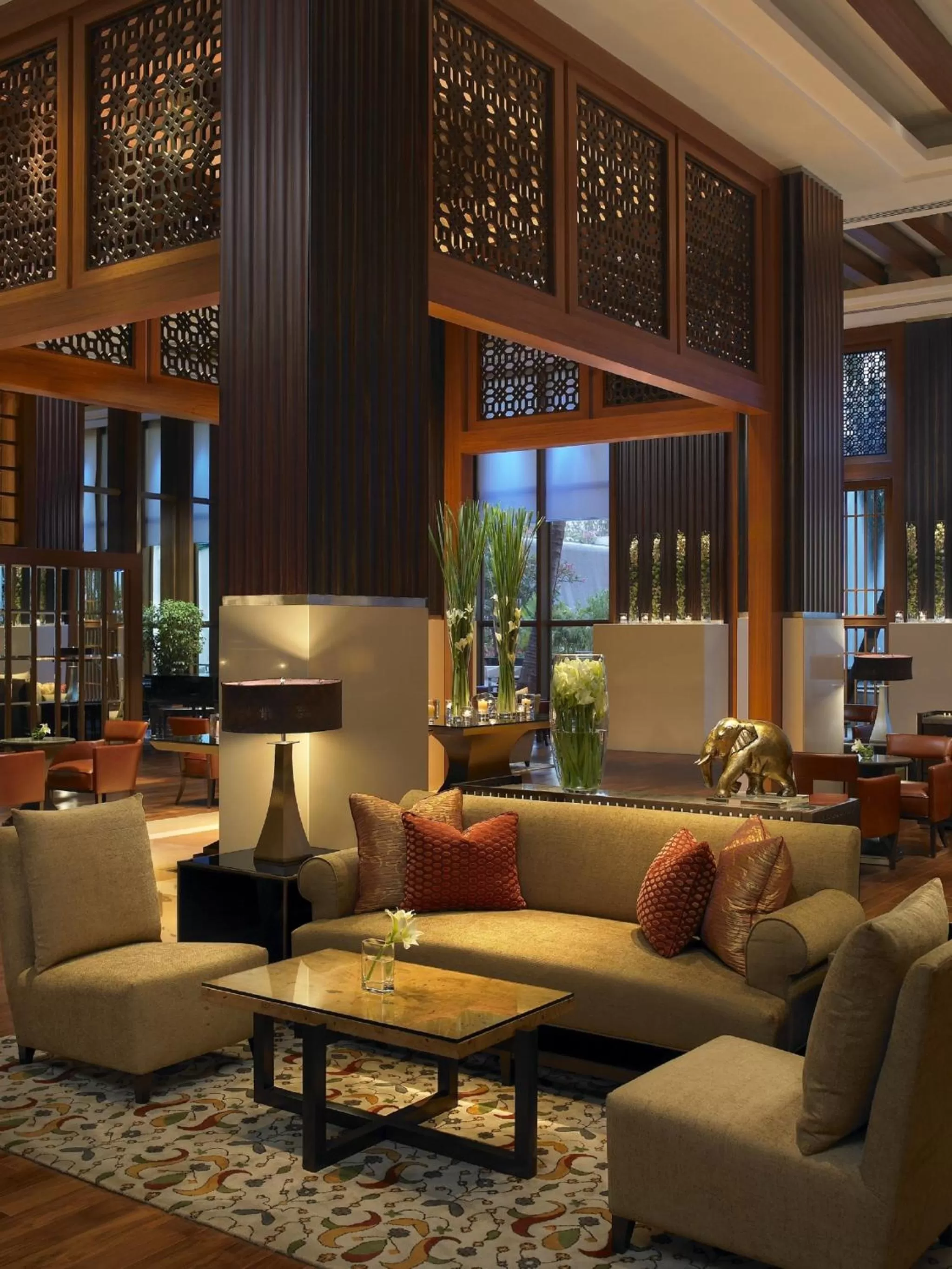 Lobby or reception in The Leela Mumbai