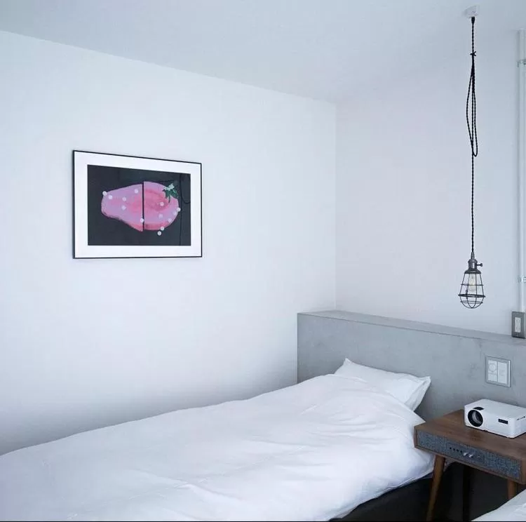 Bed in BENJAMIN HOTEL KANAZAWA