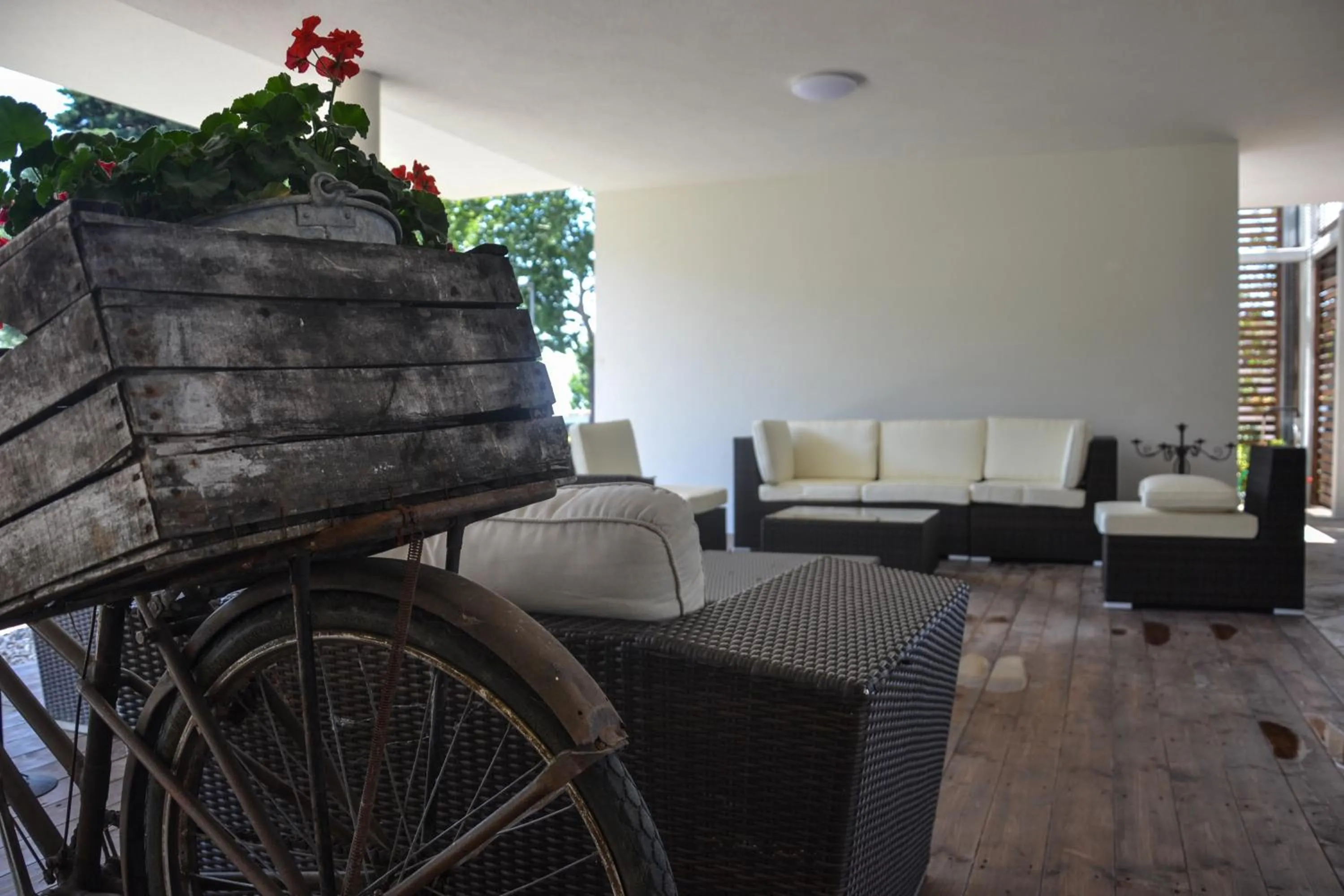 Patio in Hotel Maximilian