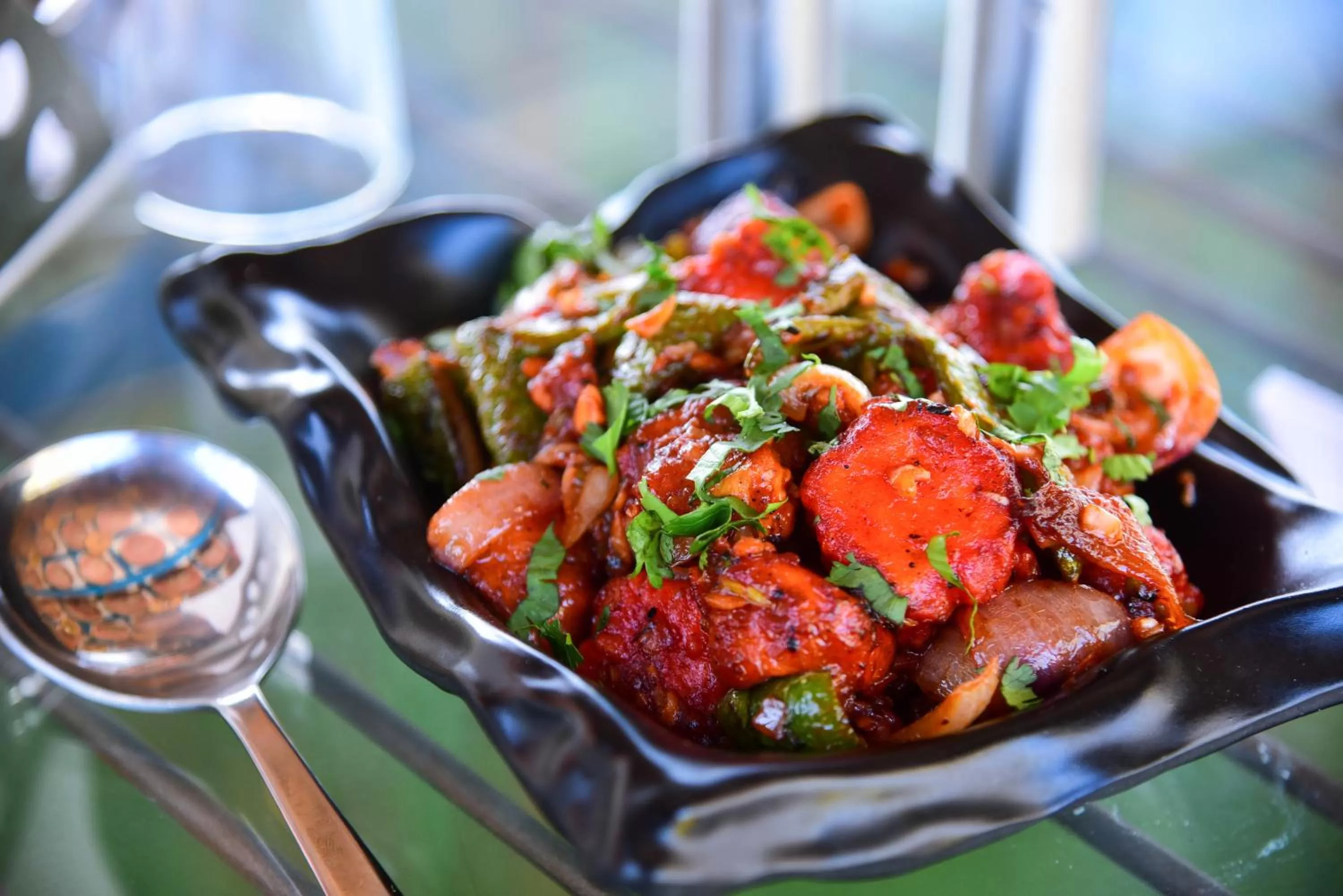 Food in Hotel Casa by the lake