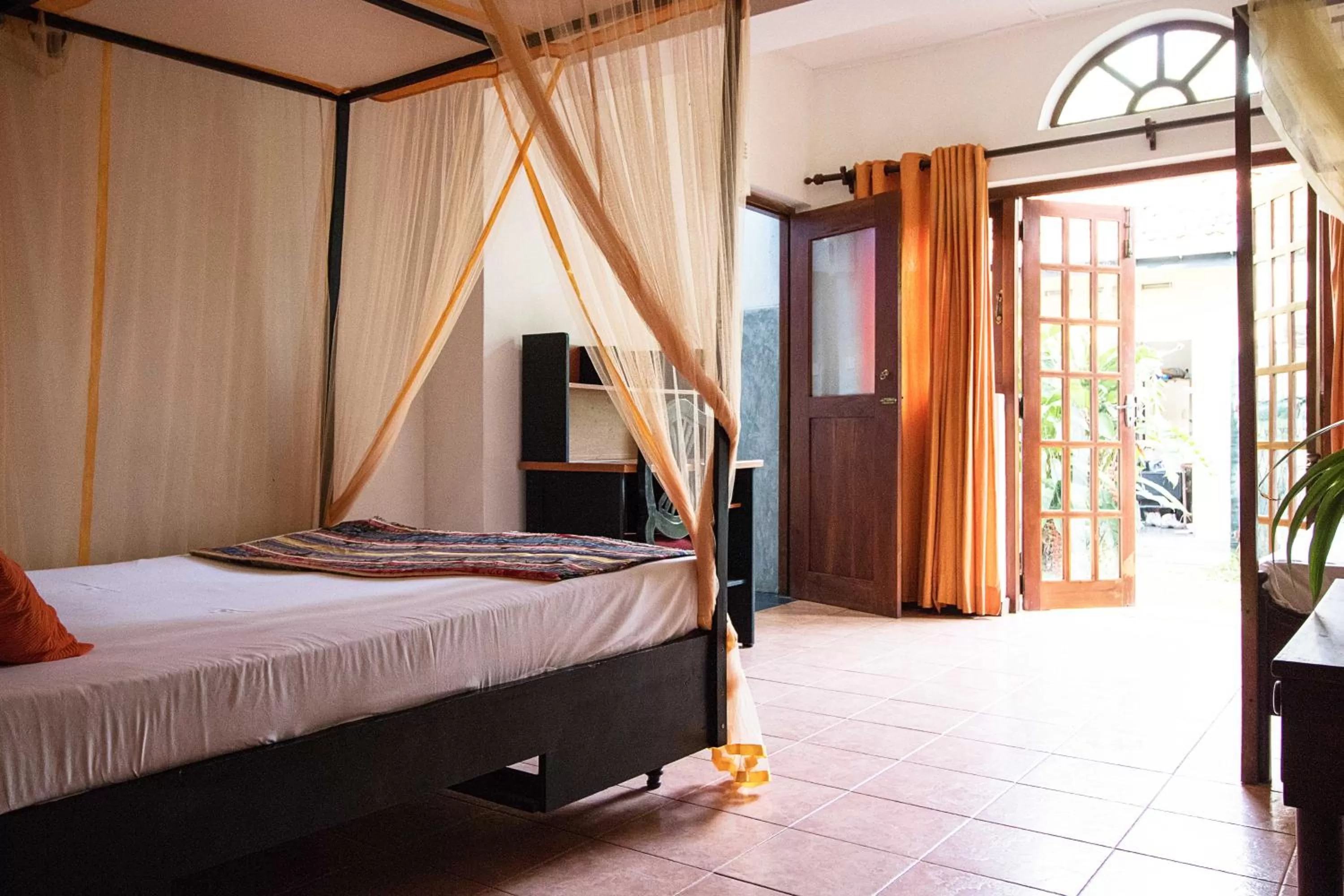 Bed in Villa Taprobane