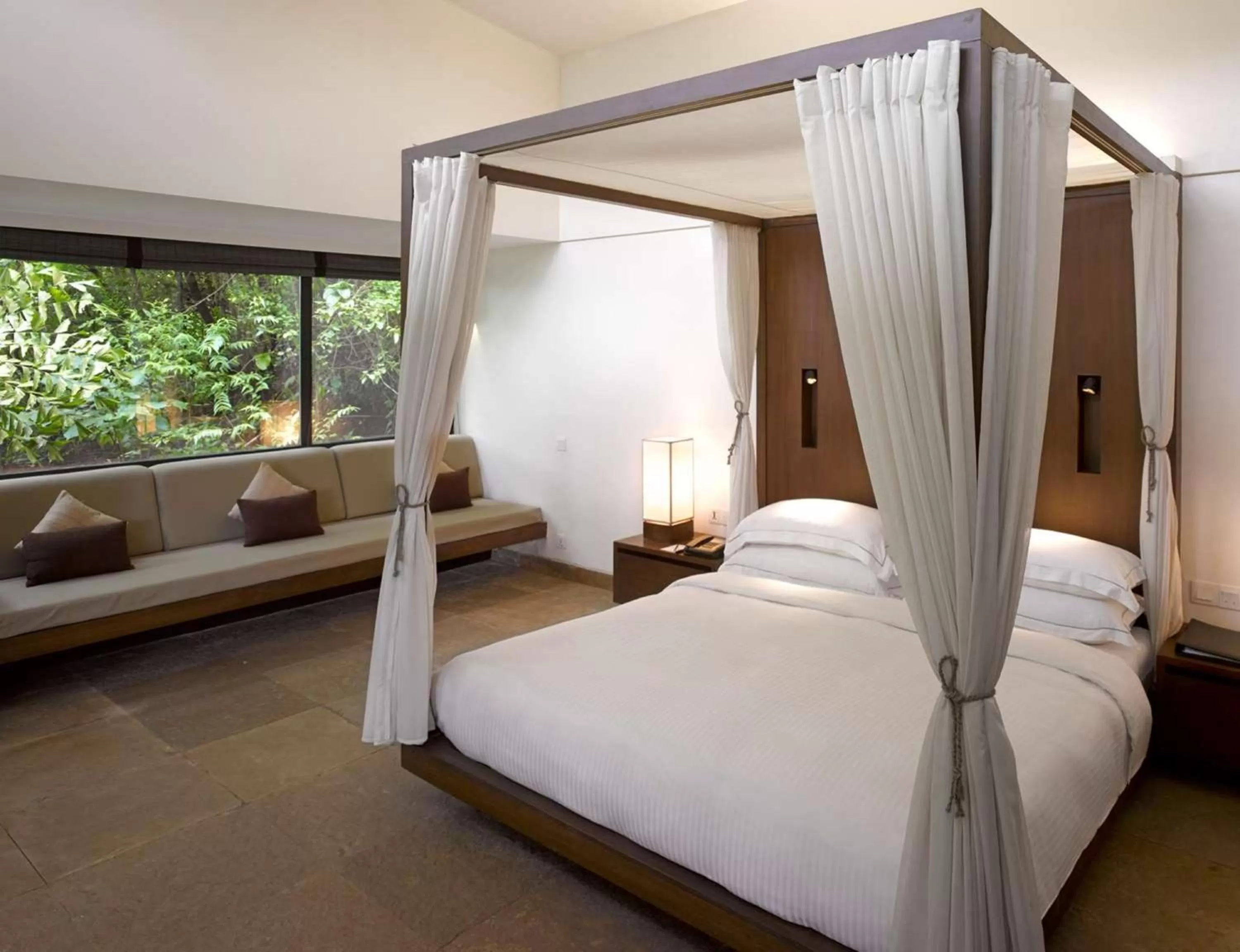 Living room, Bed in Dharana at Shillim All Inclusive Luxury Wellness Retreat