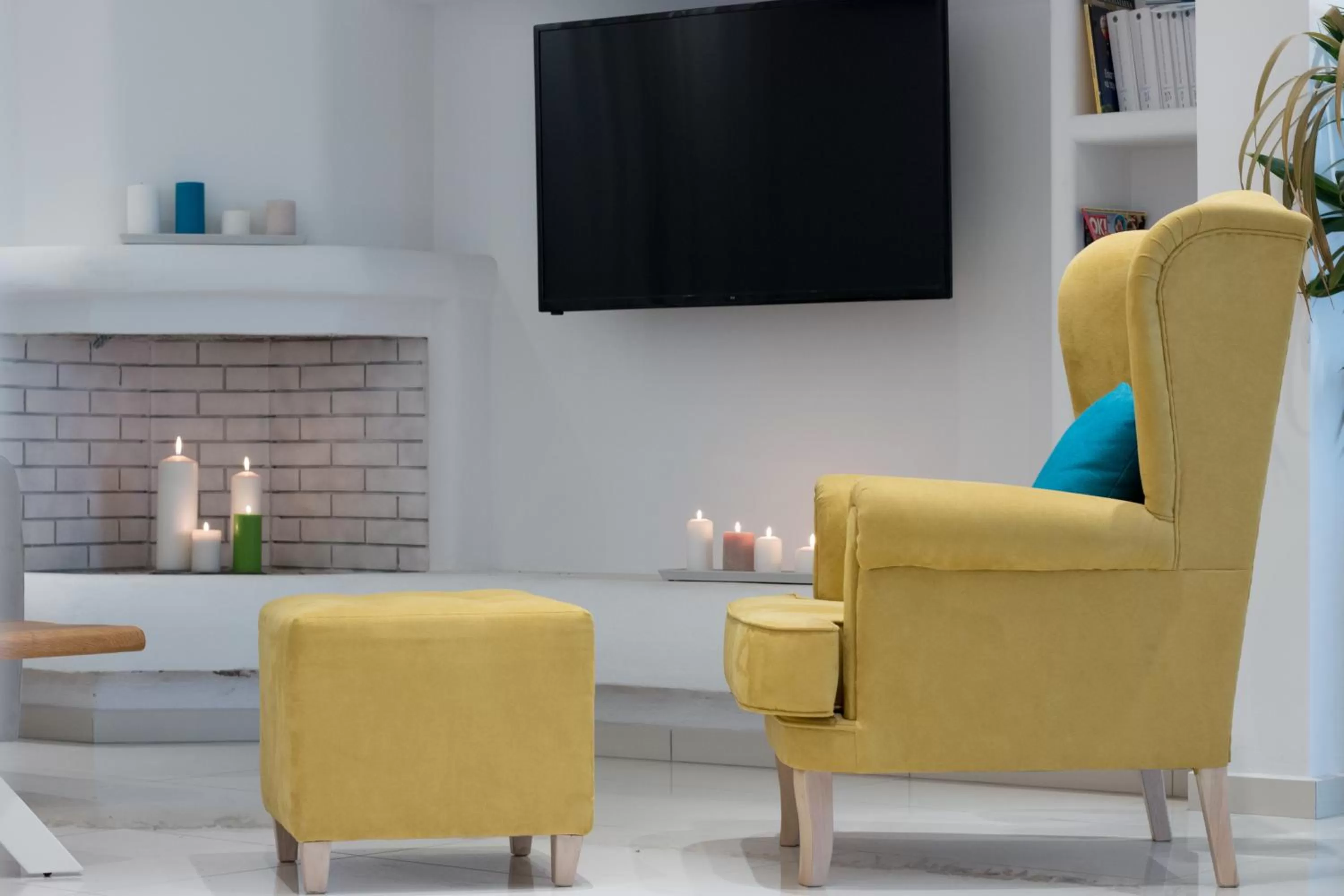 Communal lounge/ TV room in Polis of Naxos