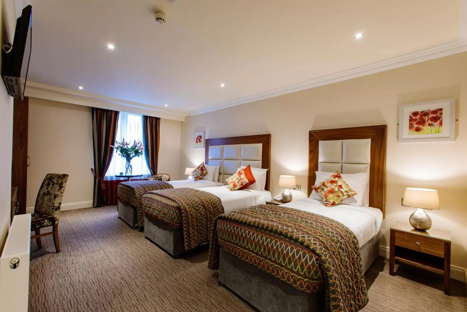 Bedroom, Bed in Grand Hotel Tralee
