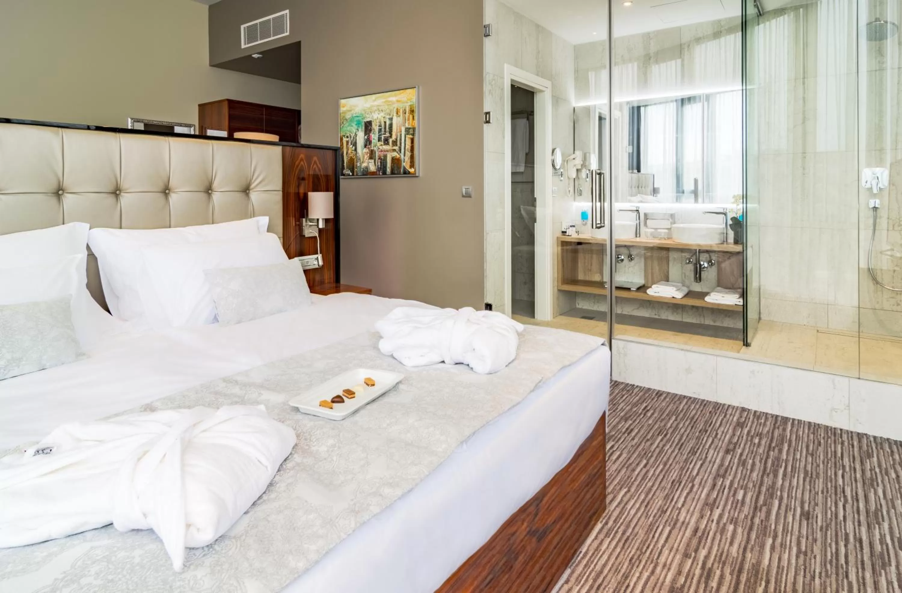 Bed in Admiral Hotel