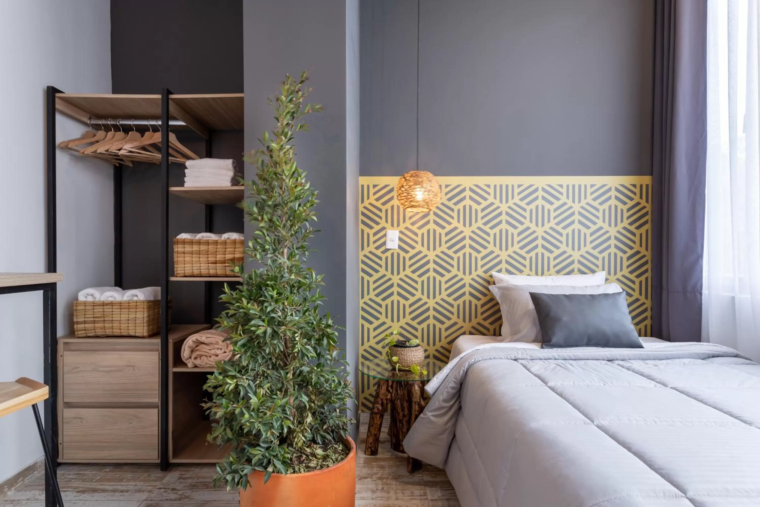 Bed in Hotel Lexum Estadio