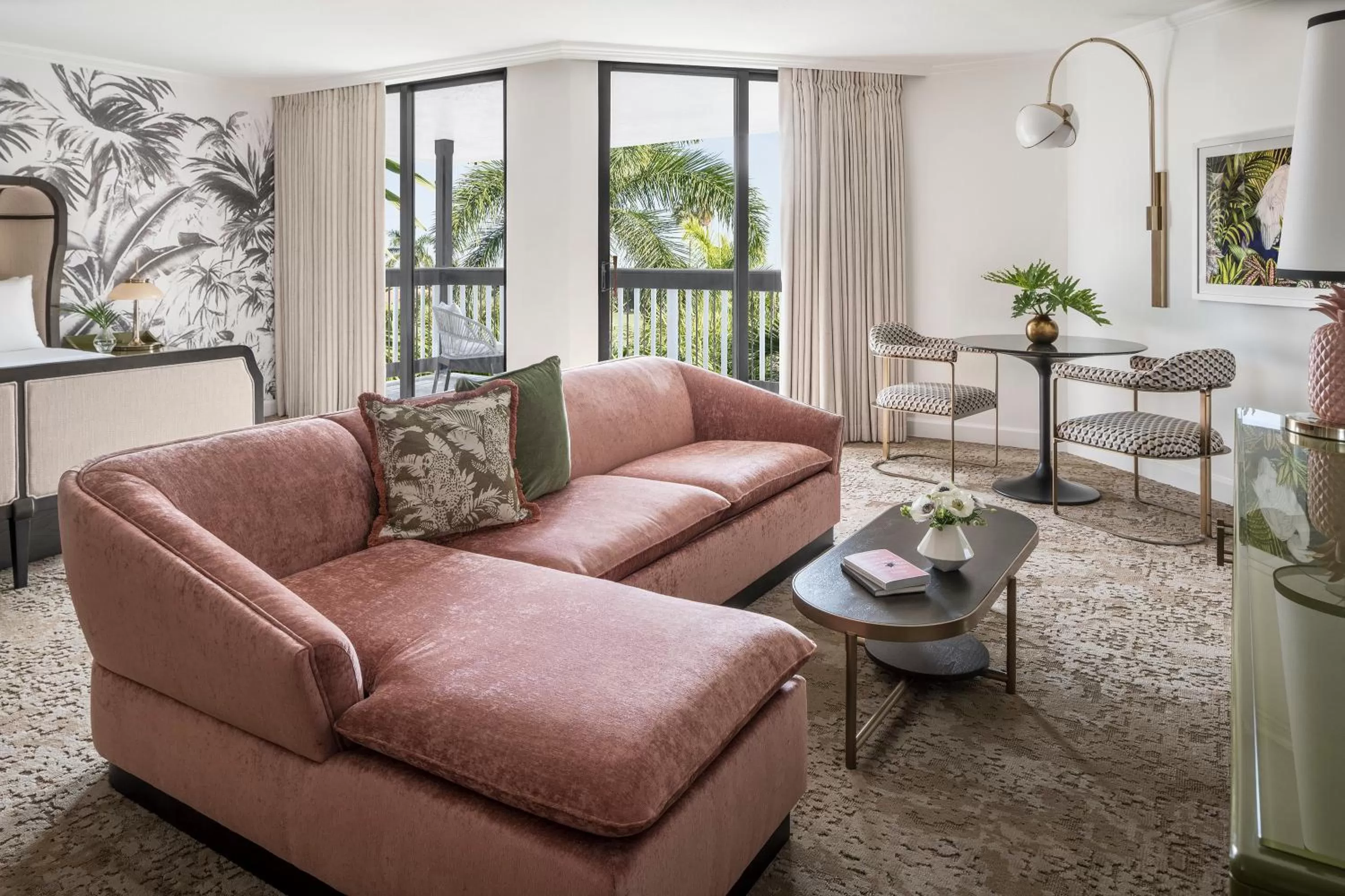 Seating area in PGA National Resort