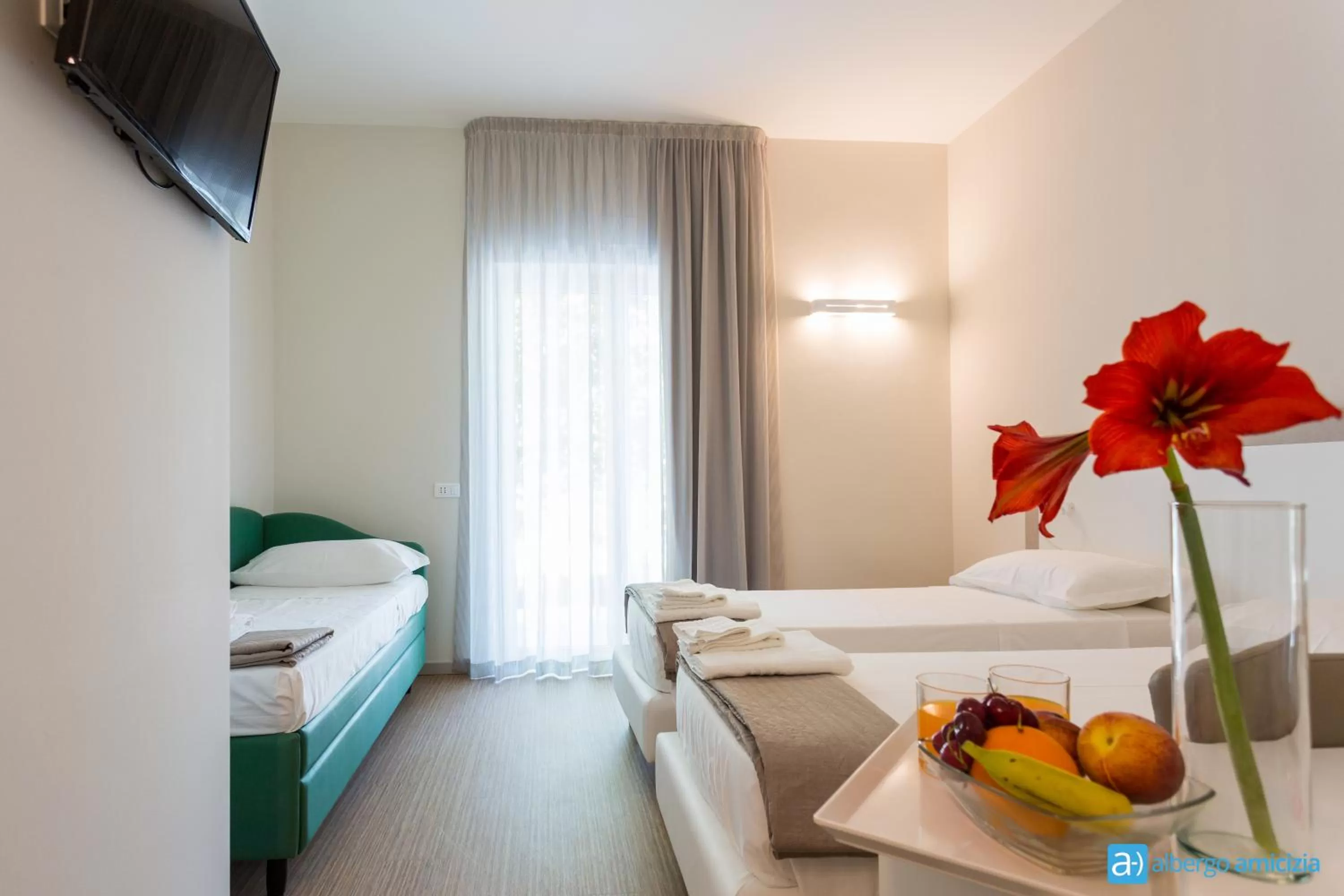 Photo of the whole room, Bed in Hotel Amicizia