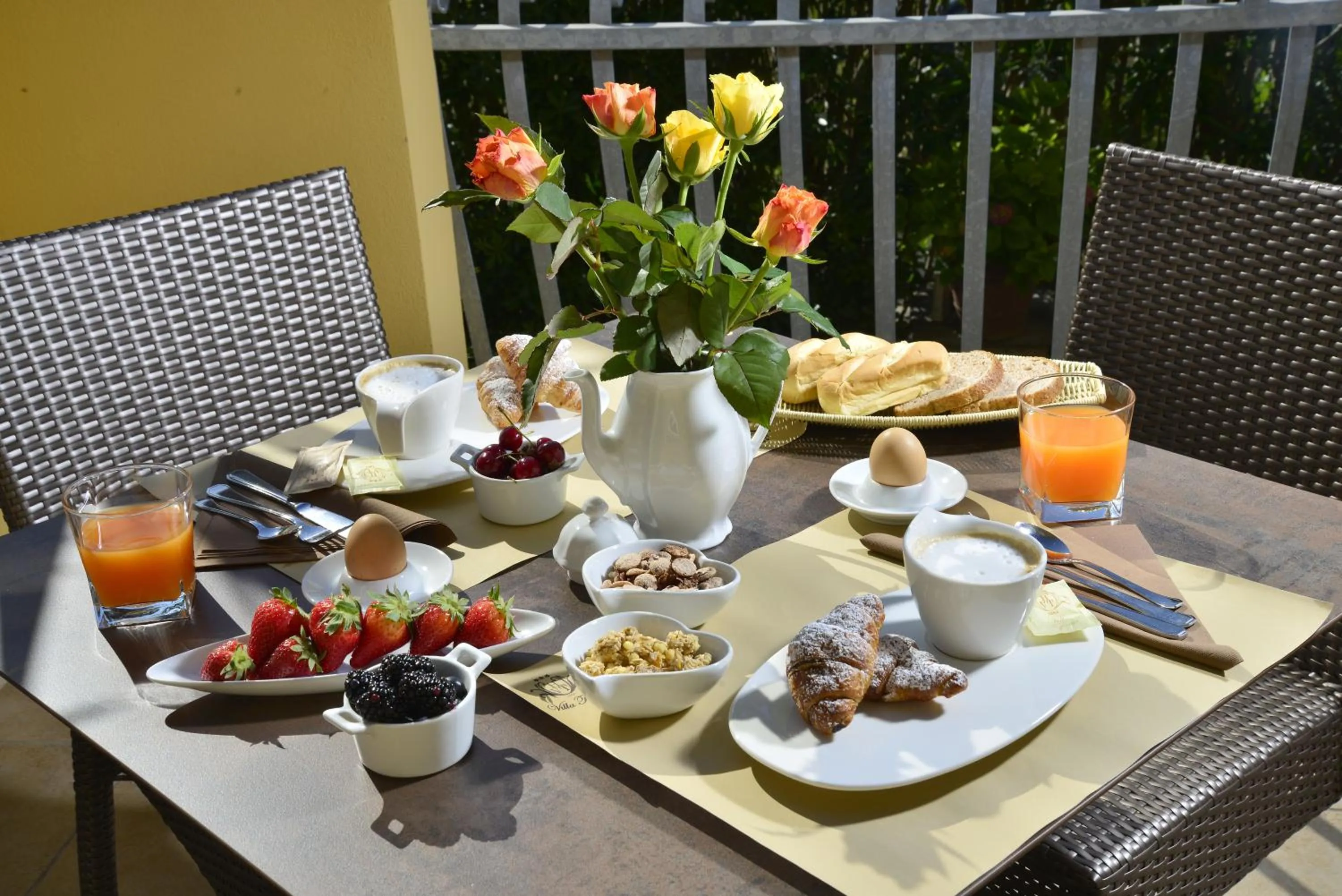 Balcony/Terrace in Hotel Villa Tiziana