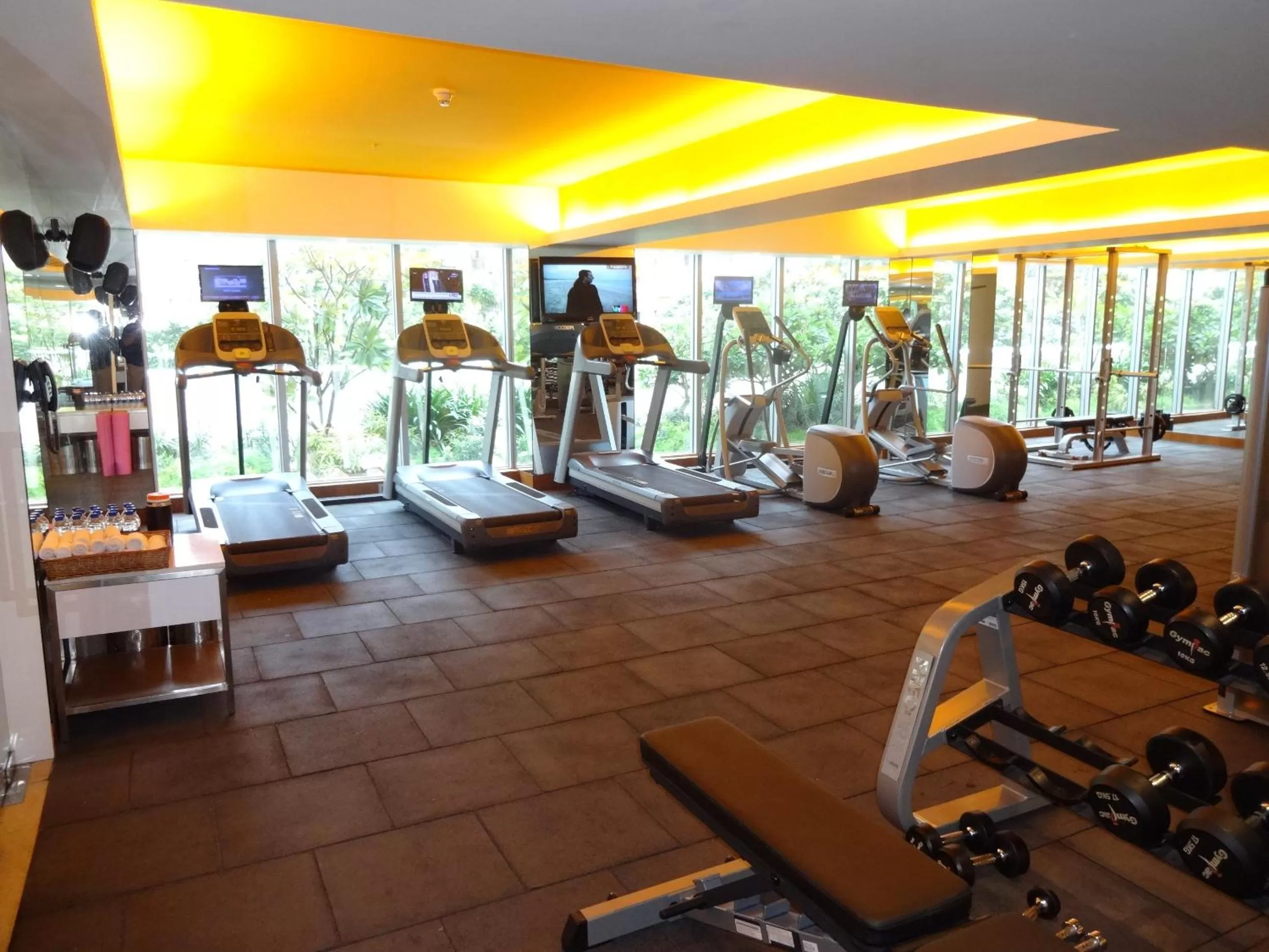 Fitness centre/facilities in Avasa Hotel