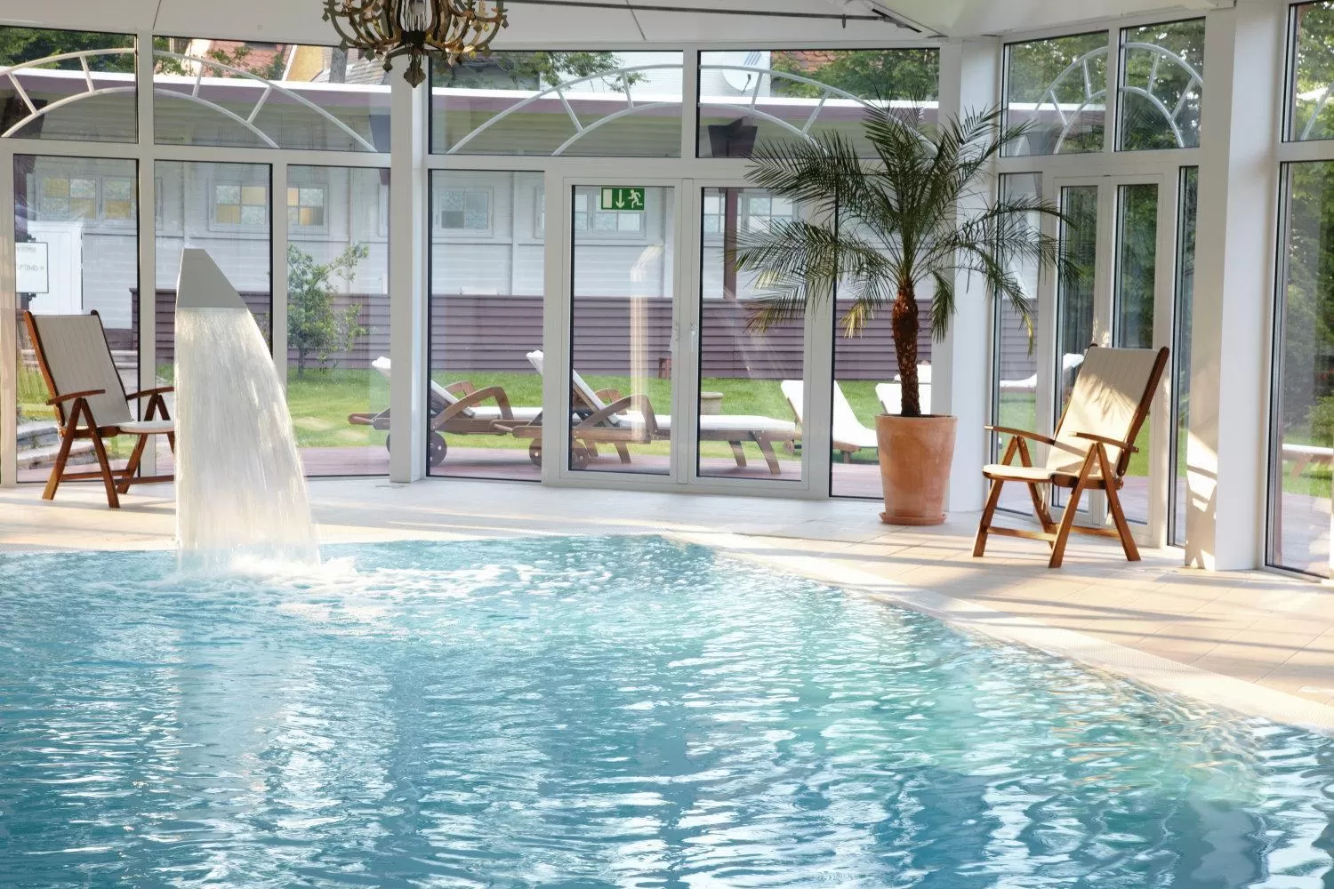 Swimming pool in Das Palmenwald Schwarzwaldhof, BW Signature Collection