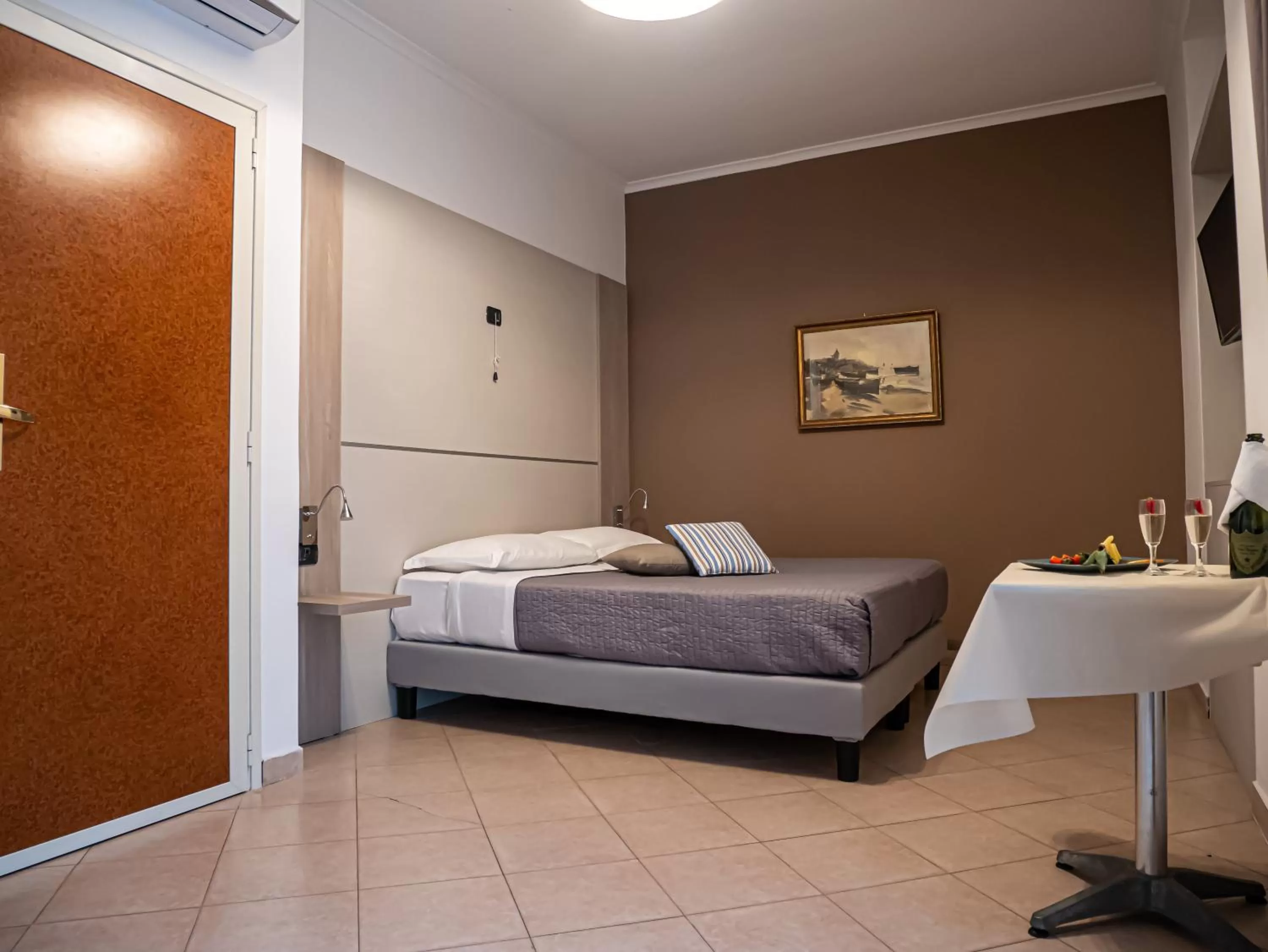 Bed in San Marco Hotel