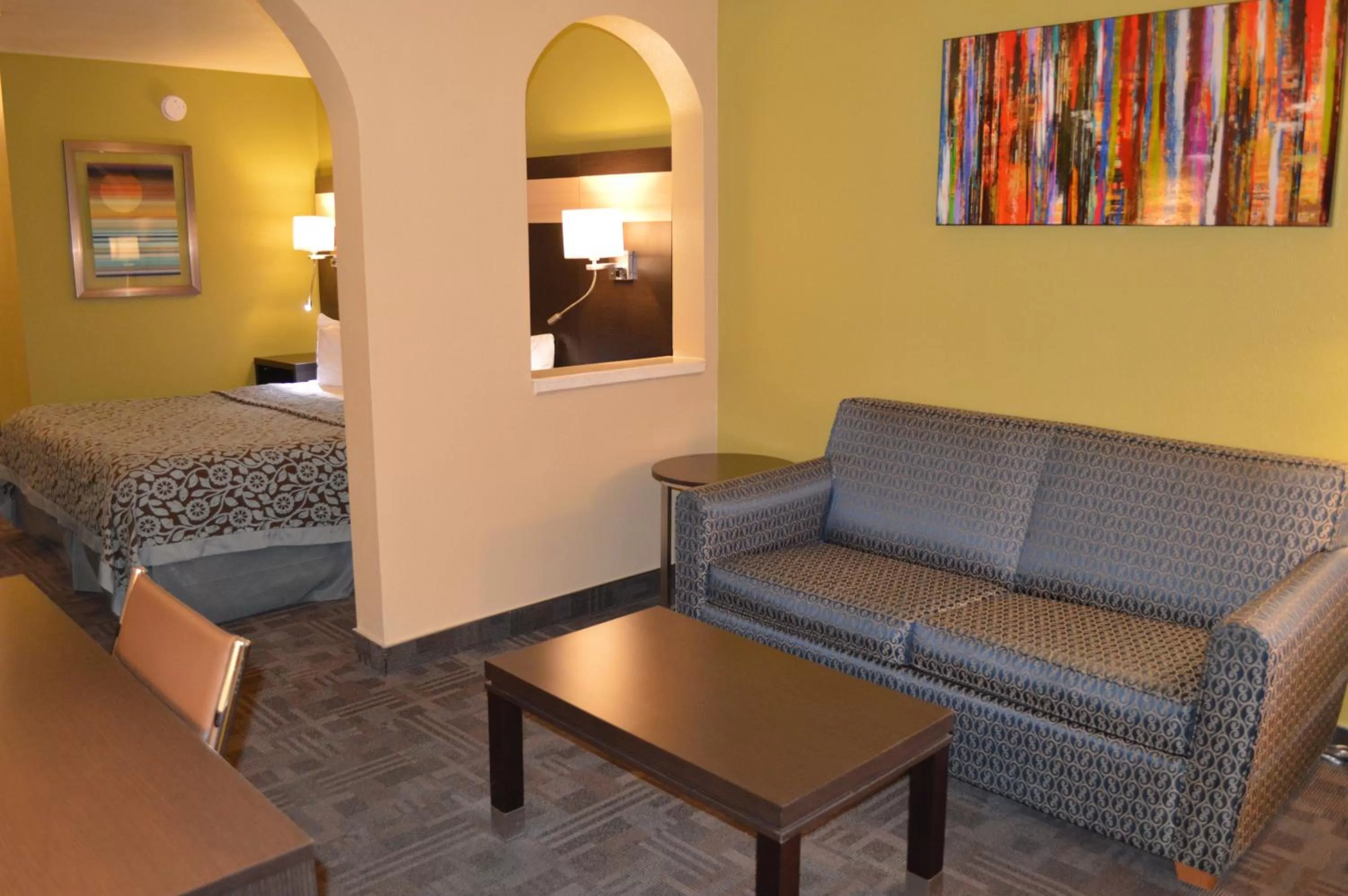 Seating area, Bed in Days Inn by Wyndham Carlsbad